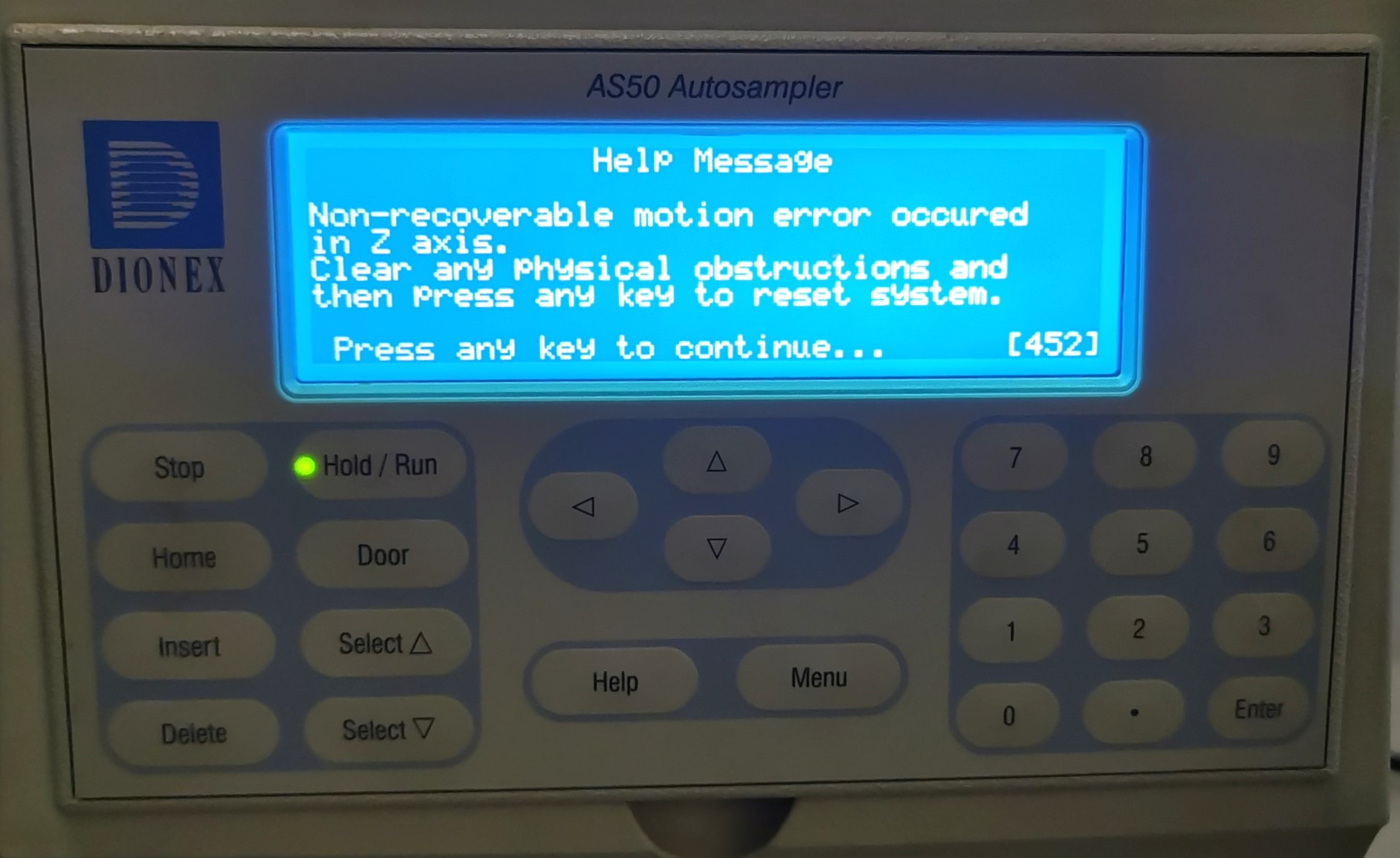 Used Dionex AS50 Autosampler