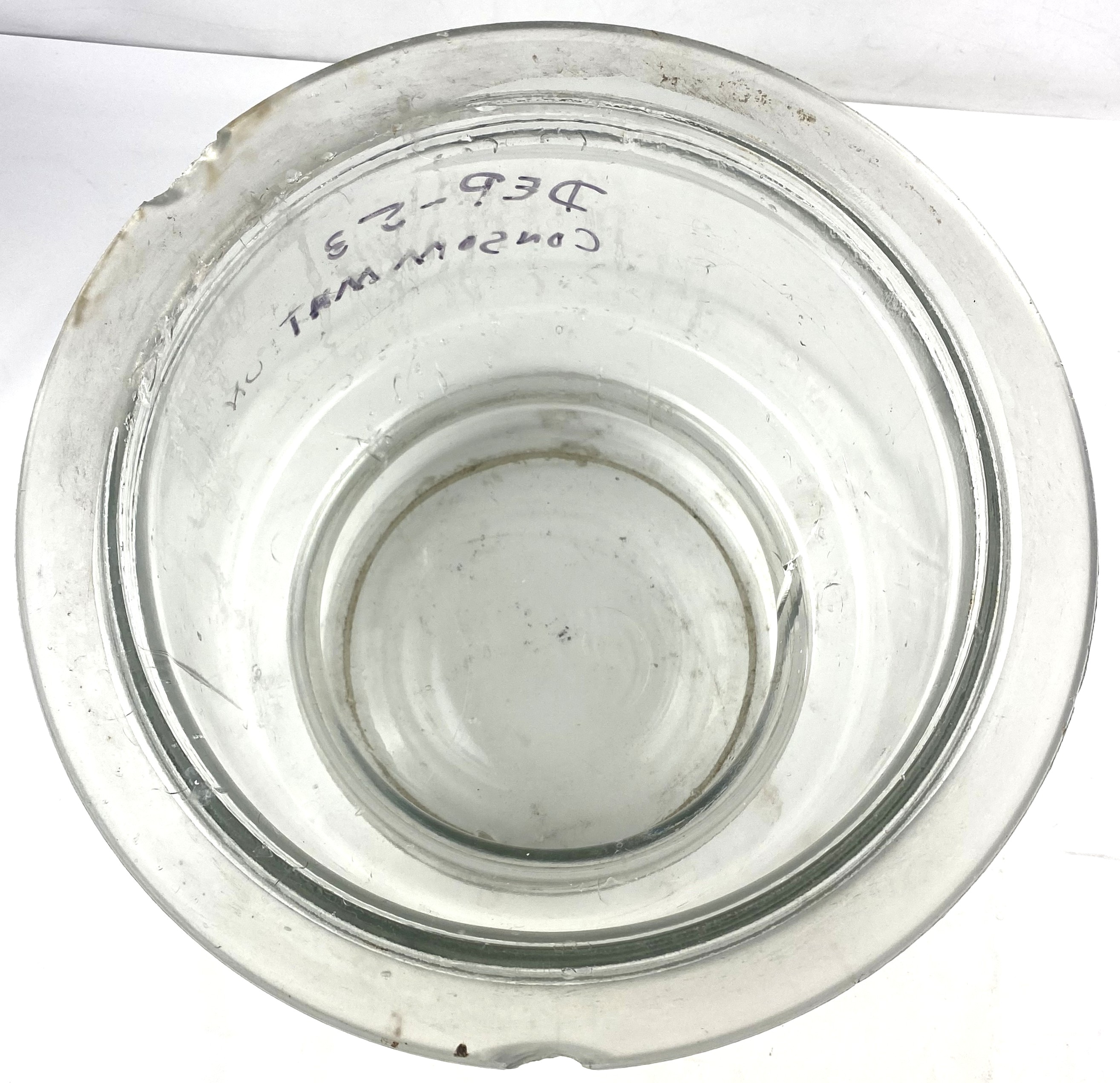 Used Corning PYREX 3081-250 (or Similar) Glass Desiccator with Support Plate (10.5L)