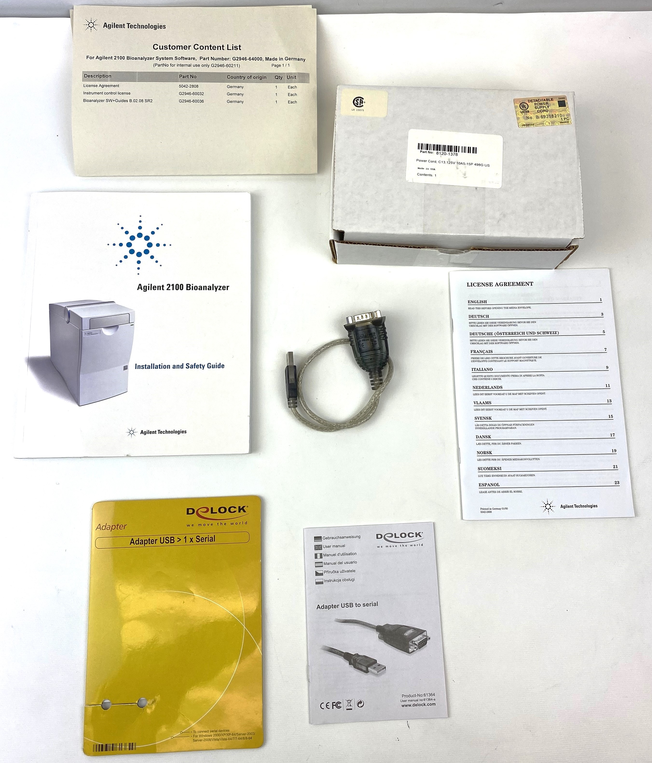 Used Agilent 2100 (G2938B) BioAnalyzer DNA Chip Reader