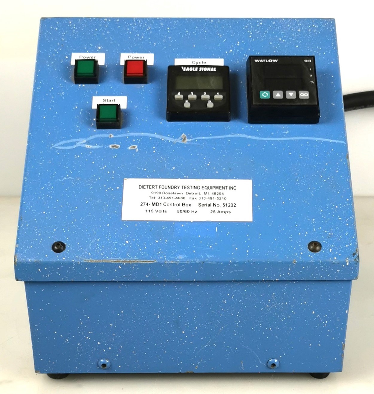 Used Dietert 278-B-MD1 Moisture Teller with 274 Control Box