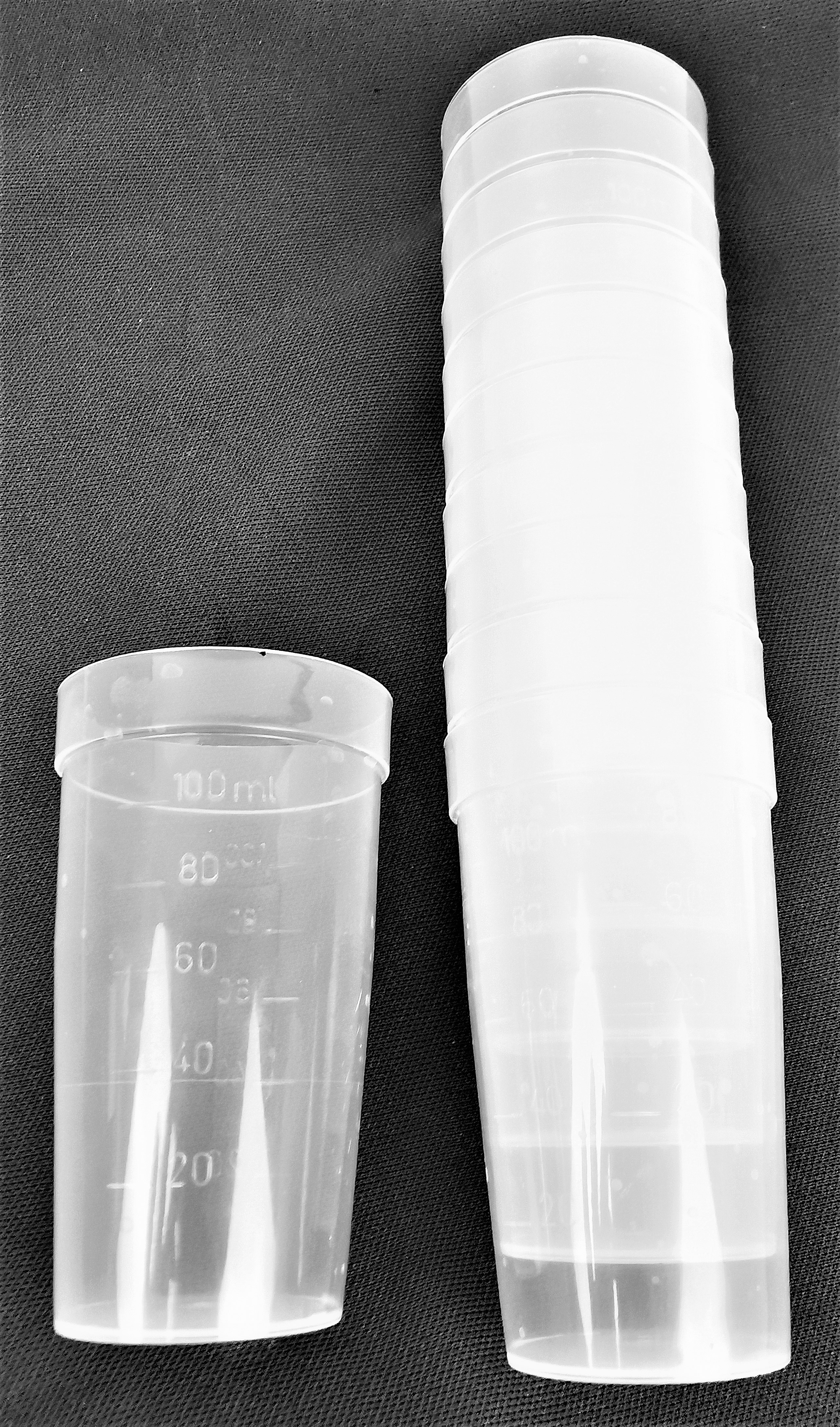 Used Lot of 98 Assorted Polypropylene Beakers