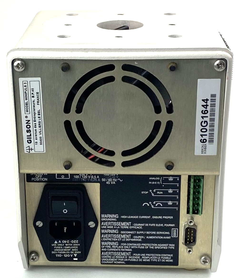 Used Gilson Minipuls 3 Peristaltic Pump