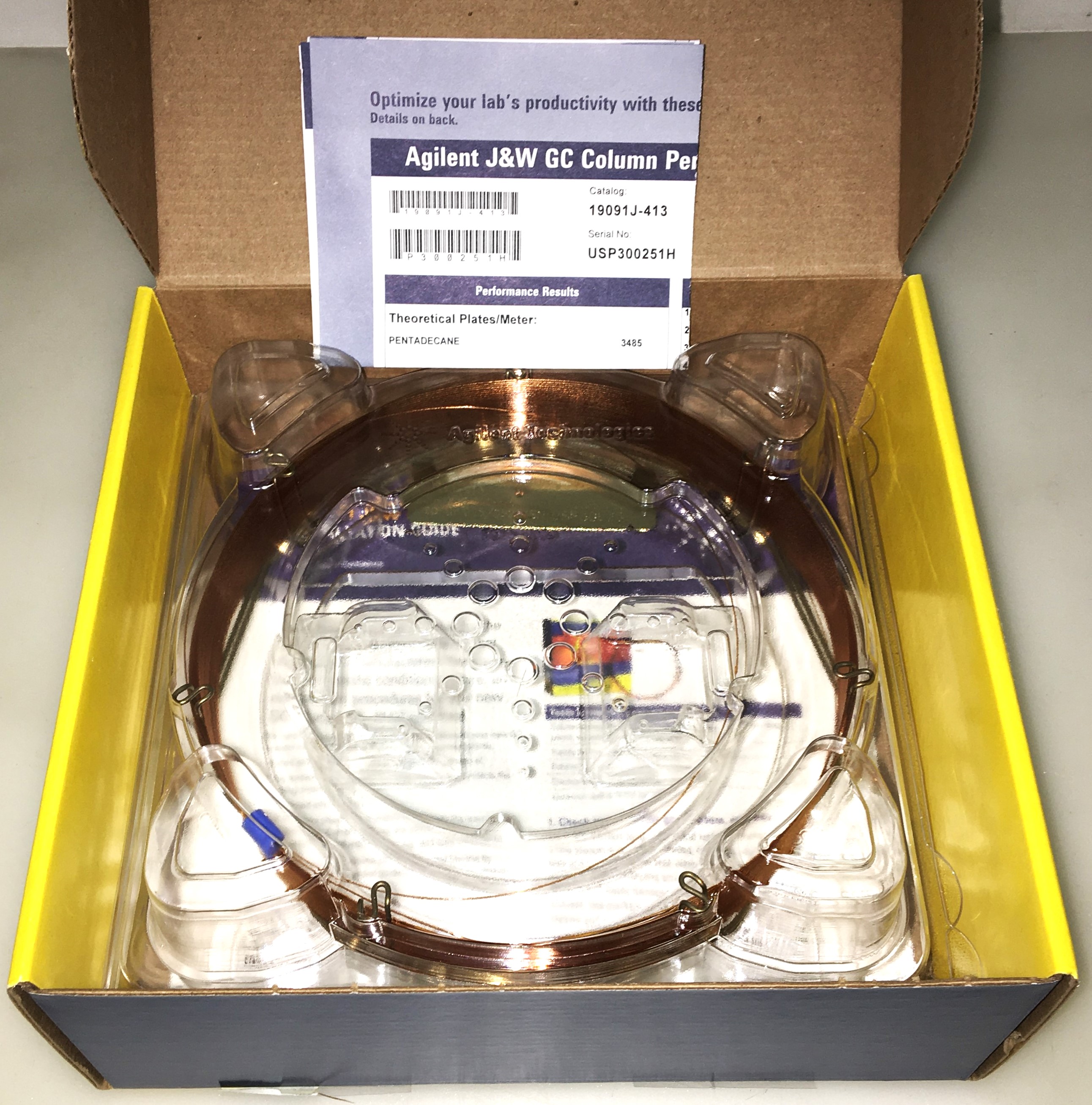 Used Agilent HP-5 (19019J-413) Capillary Column (30M x 0.32mm x 0.25µm)