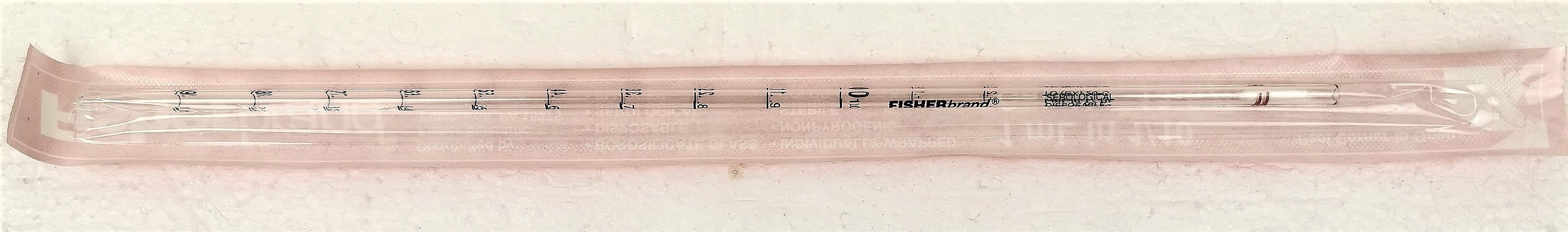 New Open Box Fisherbrand 13-678-27B Sterile Glass Disposable Serological Pipets - 1mL in 1/10 (Pack of 166)