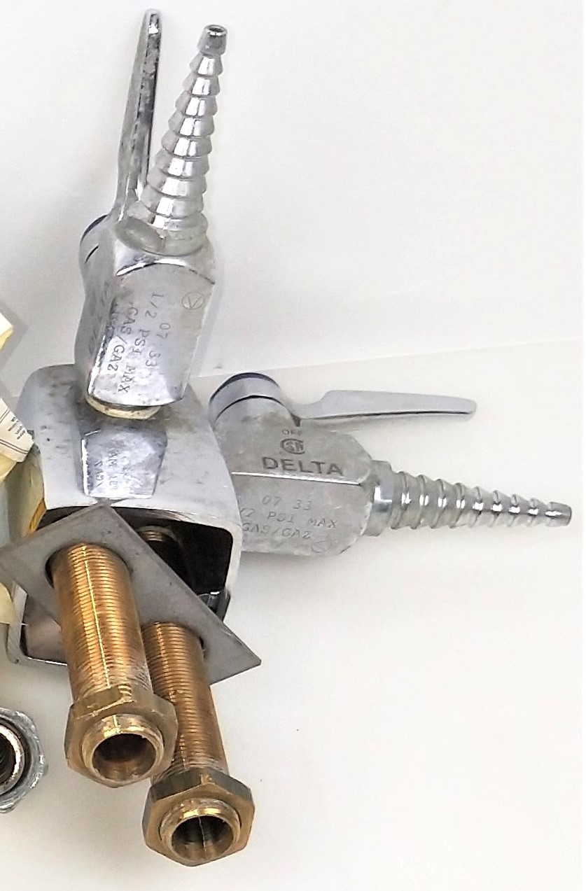 Used Assorted Deck-Mount Turrets and Valves for Air, Gas and Vacuum