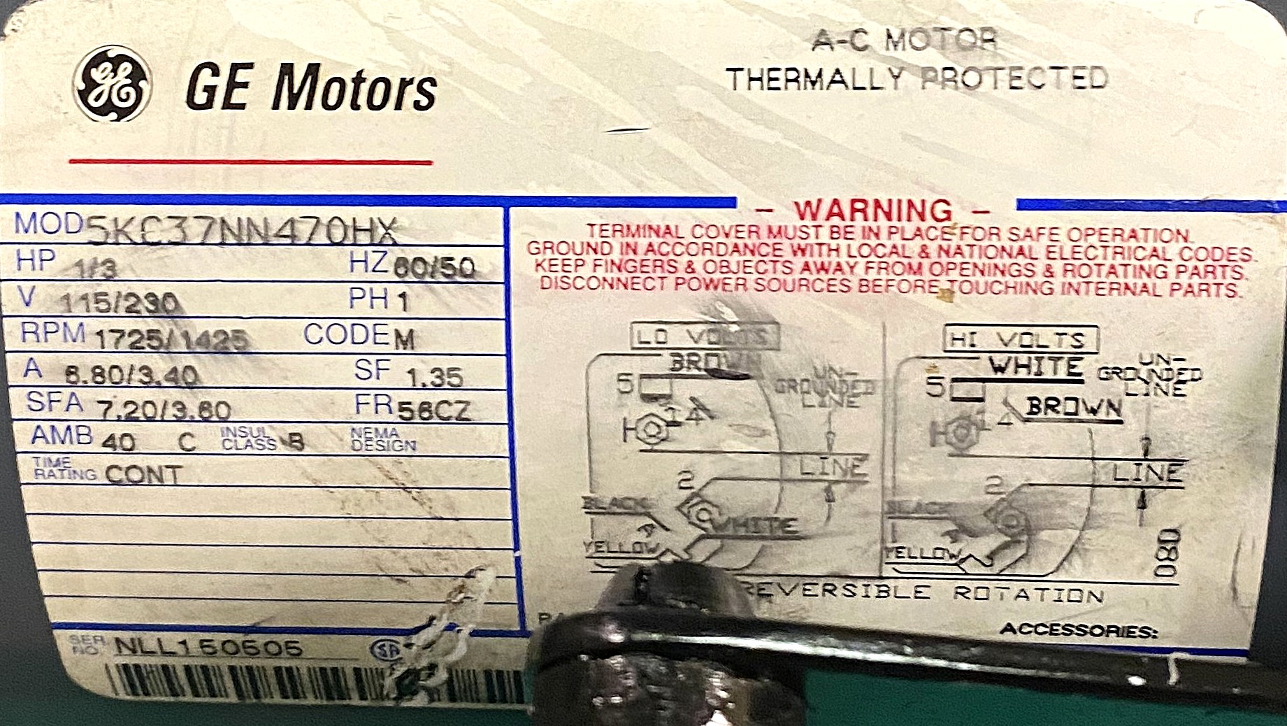 Used Edwards E2M5 Rotary Vacuum Pump (3.9cfm)