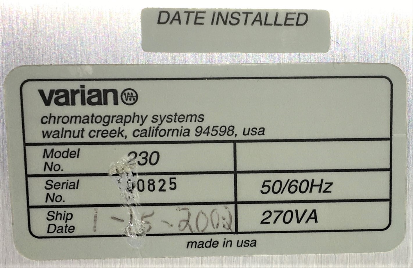 Used Varian ProStar PDA-Fluorescence HPLC System