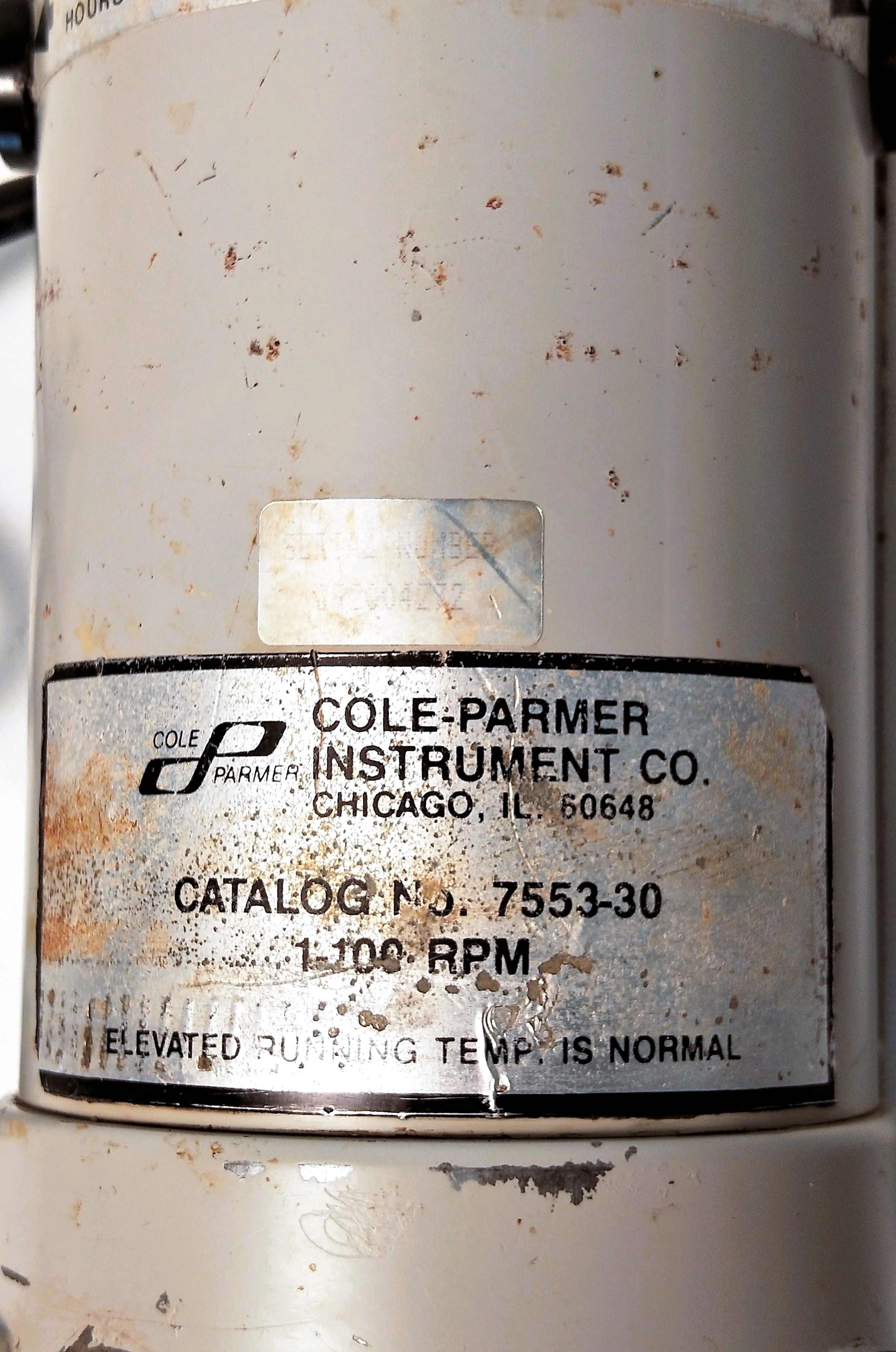 Used Cole-Parmer Masterflex 7553-30 Pump Drive with Solid State Speed Control (1-100rpm)