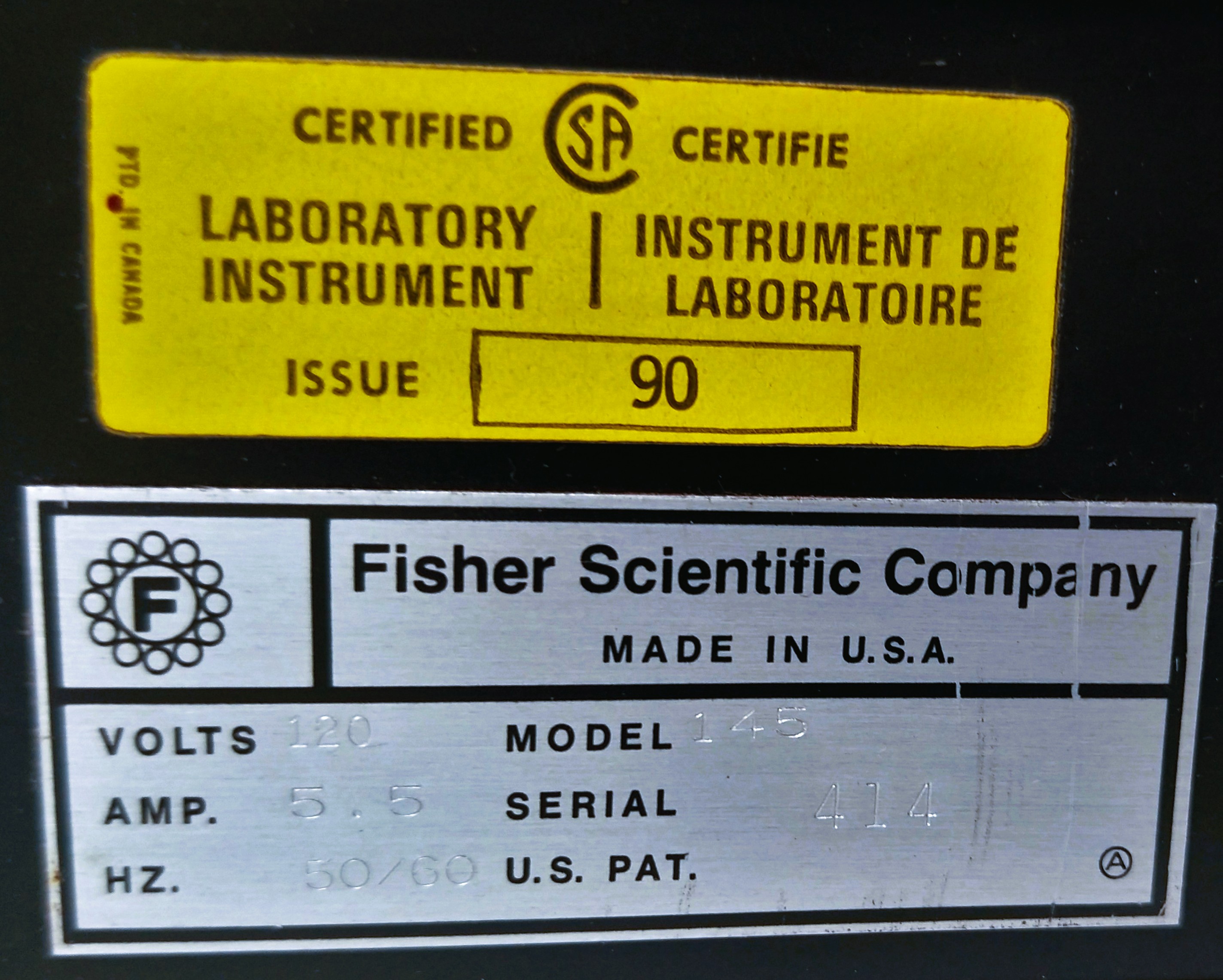 Used Fisher 145 Dry Block Bath