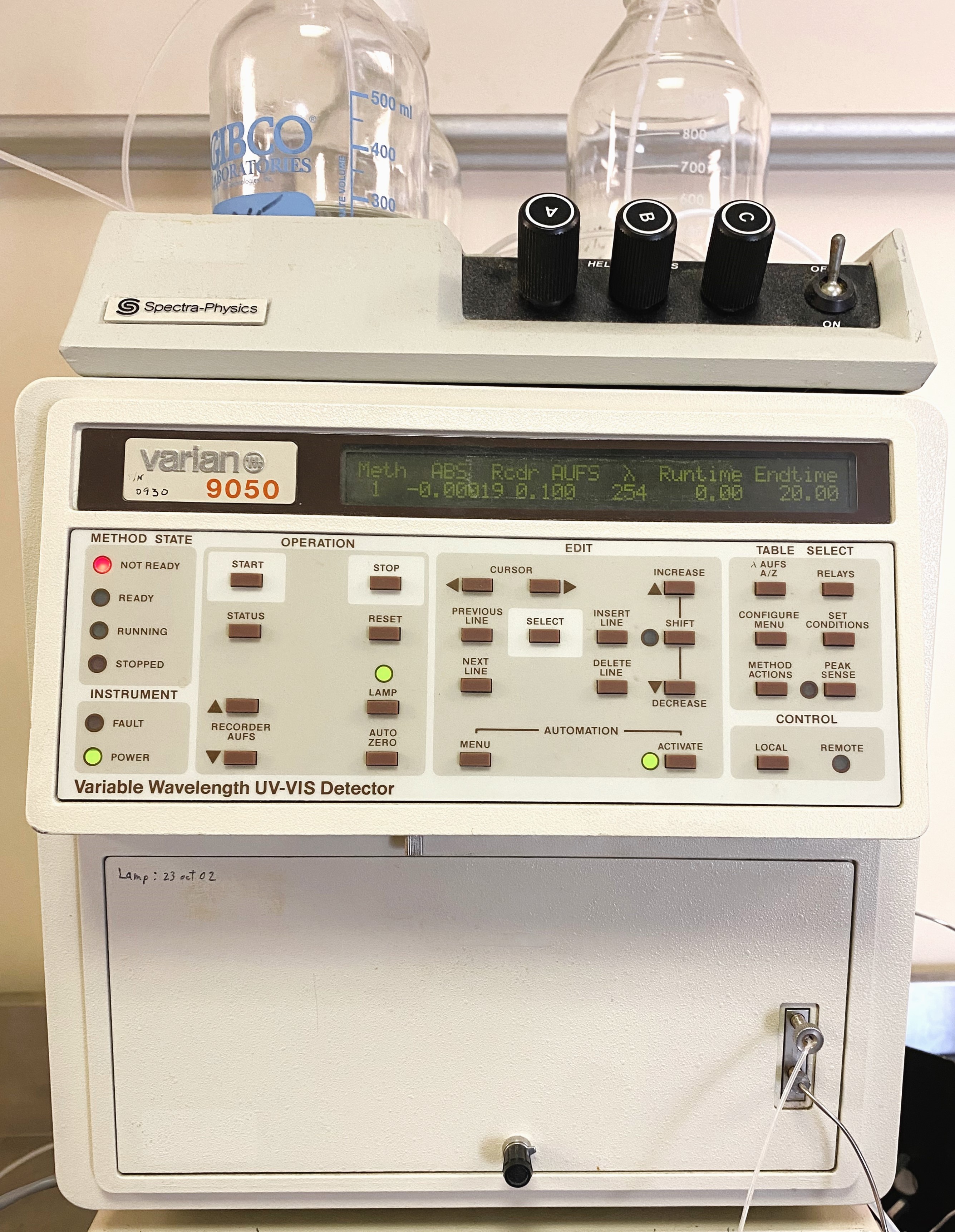Used Varian 9000 Series UV-Visible HPLC System