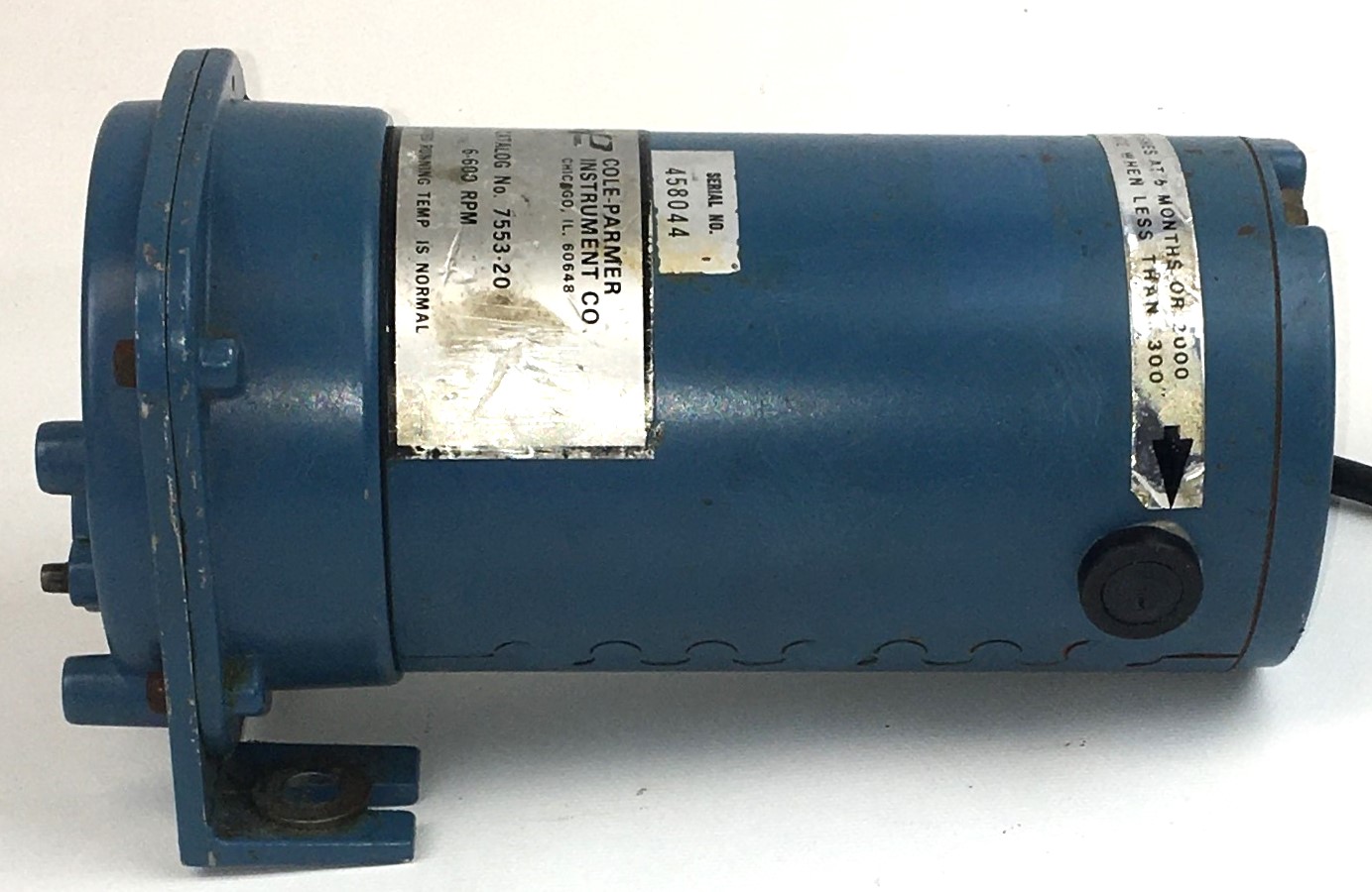 Used Cole-Parmer Masterflex 7553-20 Pump Drive with Solid State Speed Control (6-600rpm)