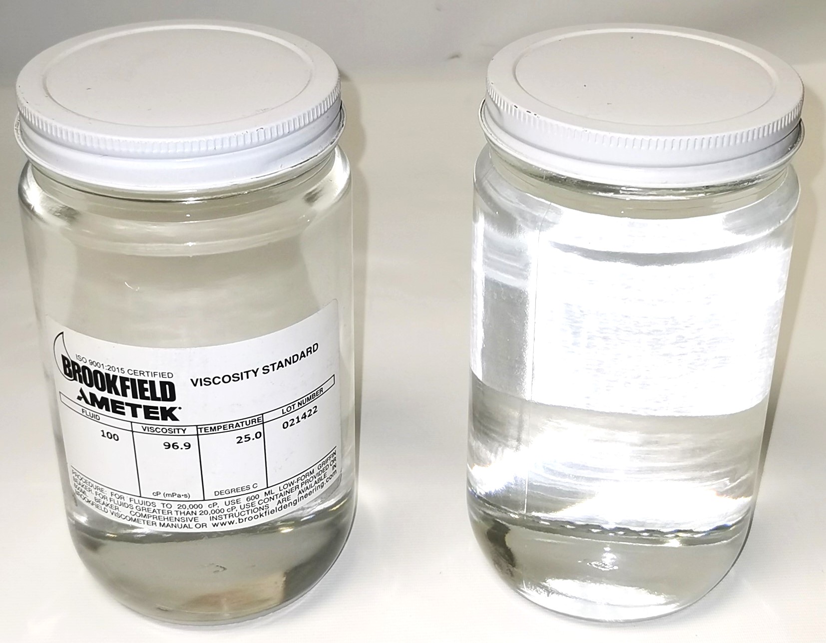 New Brookfield 100 Viscosity Standard (100cp)