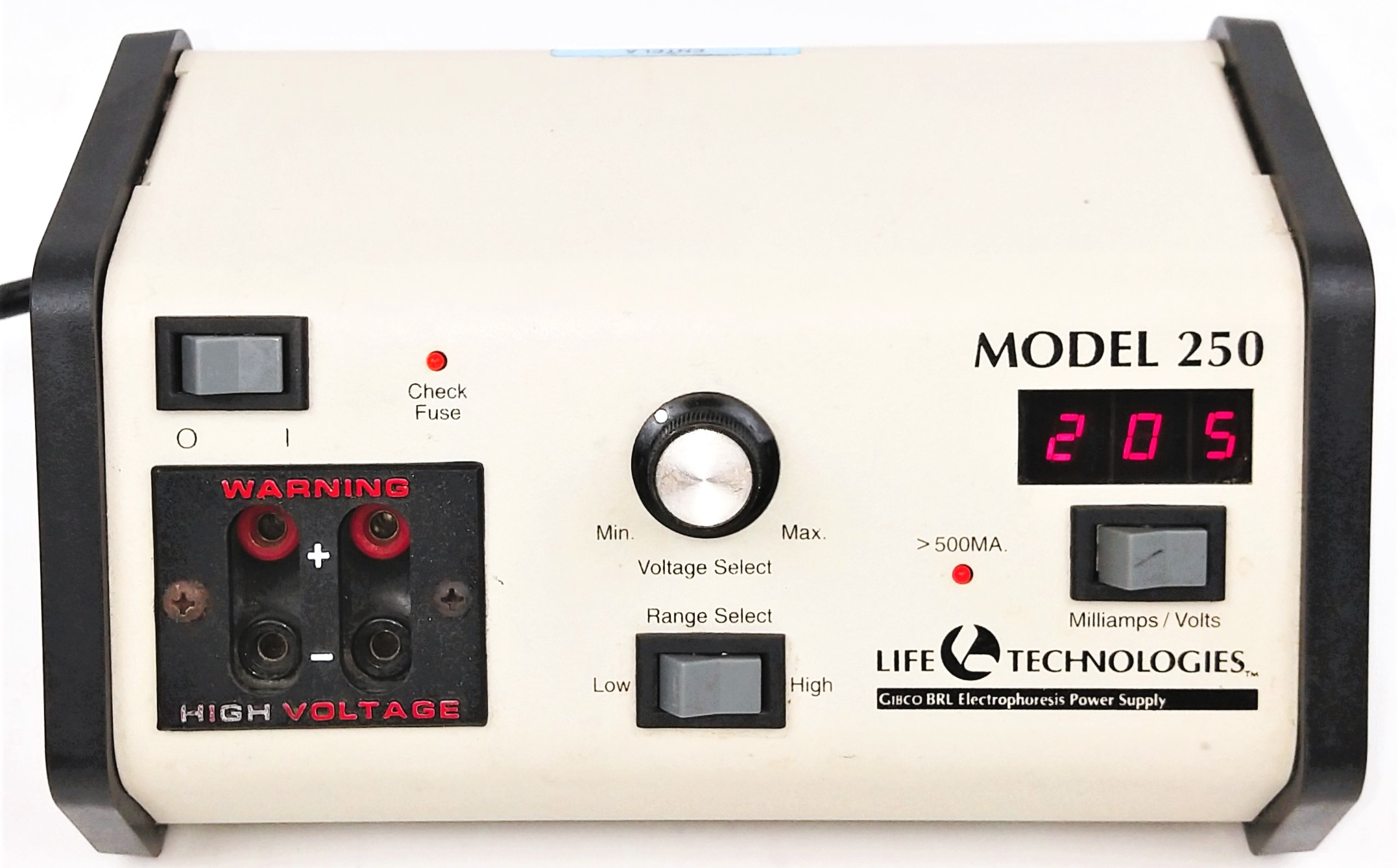 Used Gibco BRL 250 Electrophoresis Power Supply