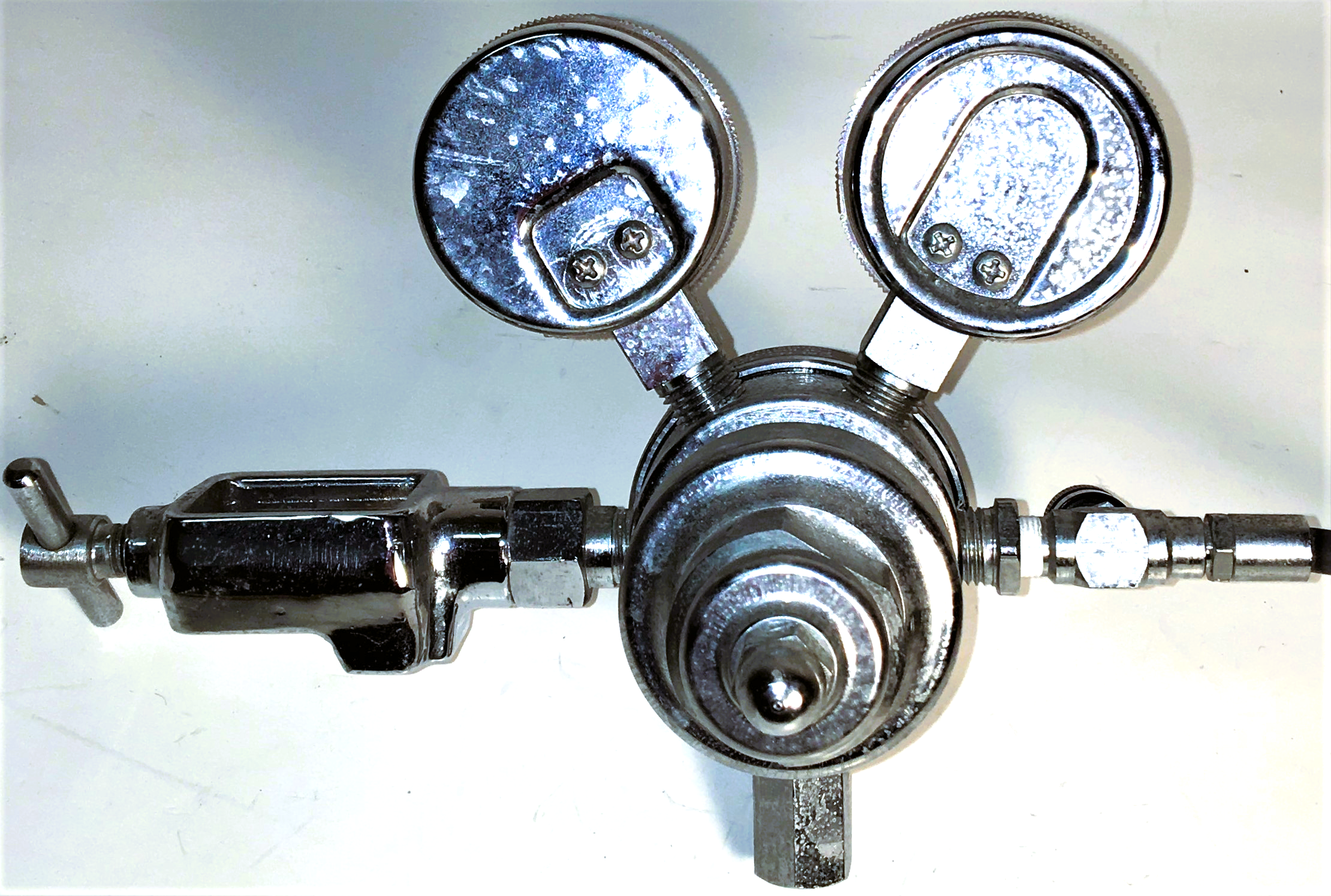 Used Corning 477422 Dual Stage Pressure Regulator