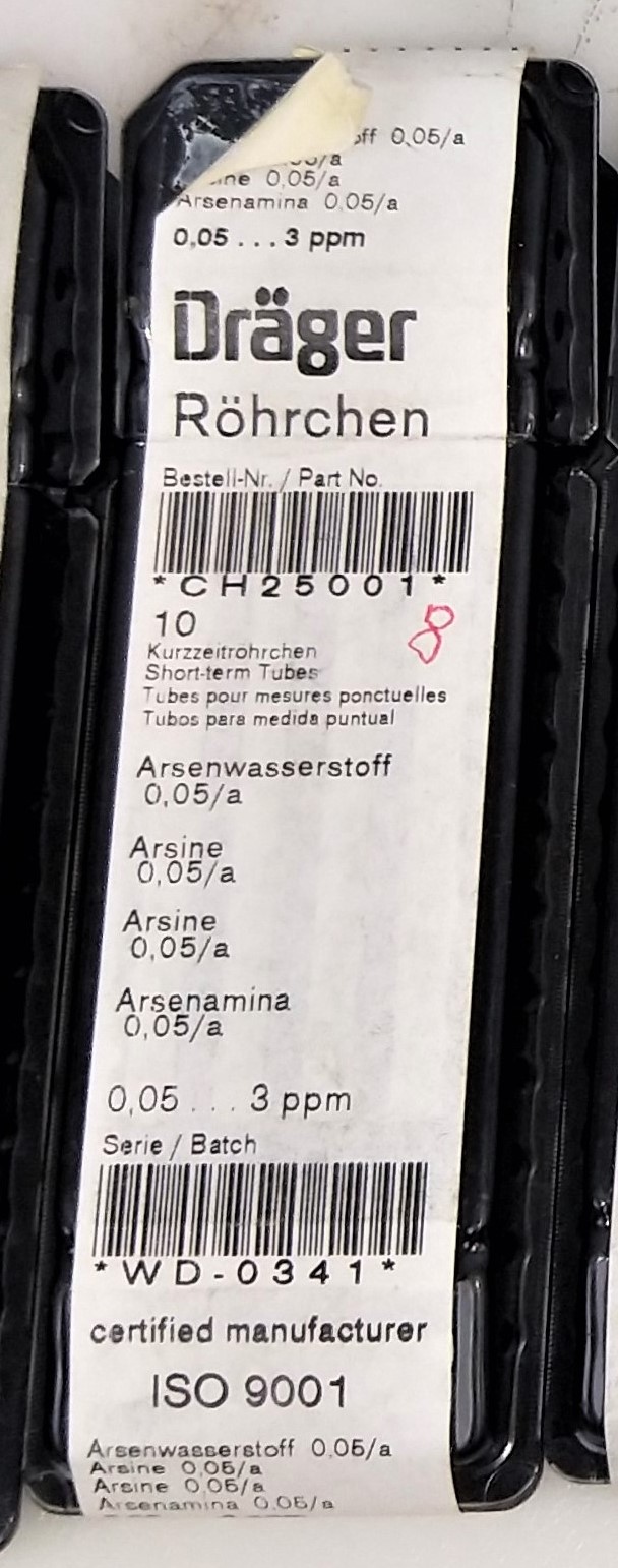 Used Drager Accuro Multi-Gas Detector Pump with Assorted Tubes