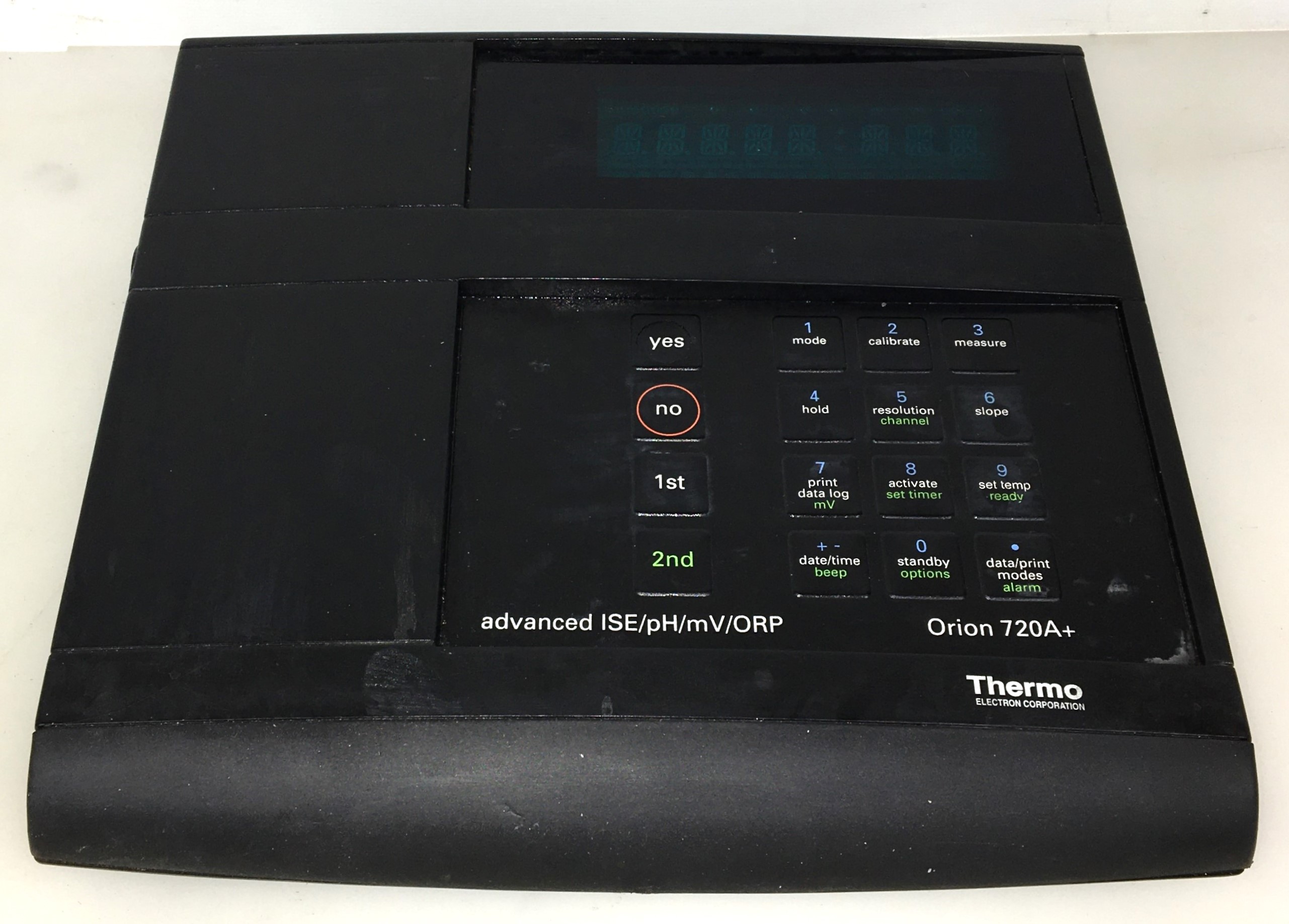 Used Thermo Orion 720A+ pH-ISE-ORP Meter with Electrode and Support Stand
