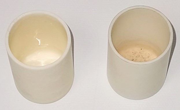 Used Alumina Ceramic Cylindrical Crucible - 15mL (Set of 2)