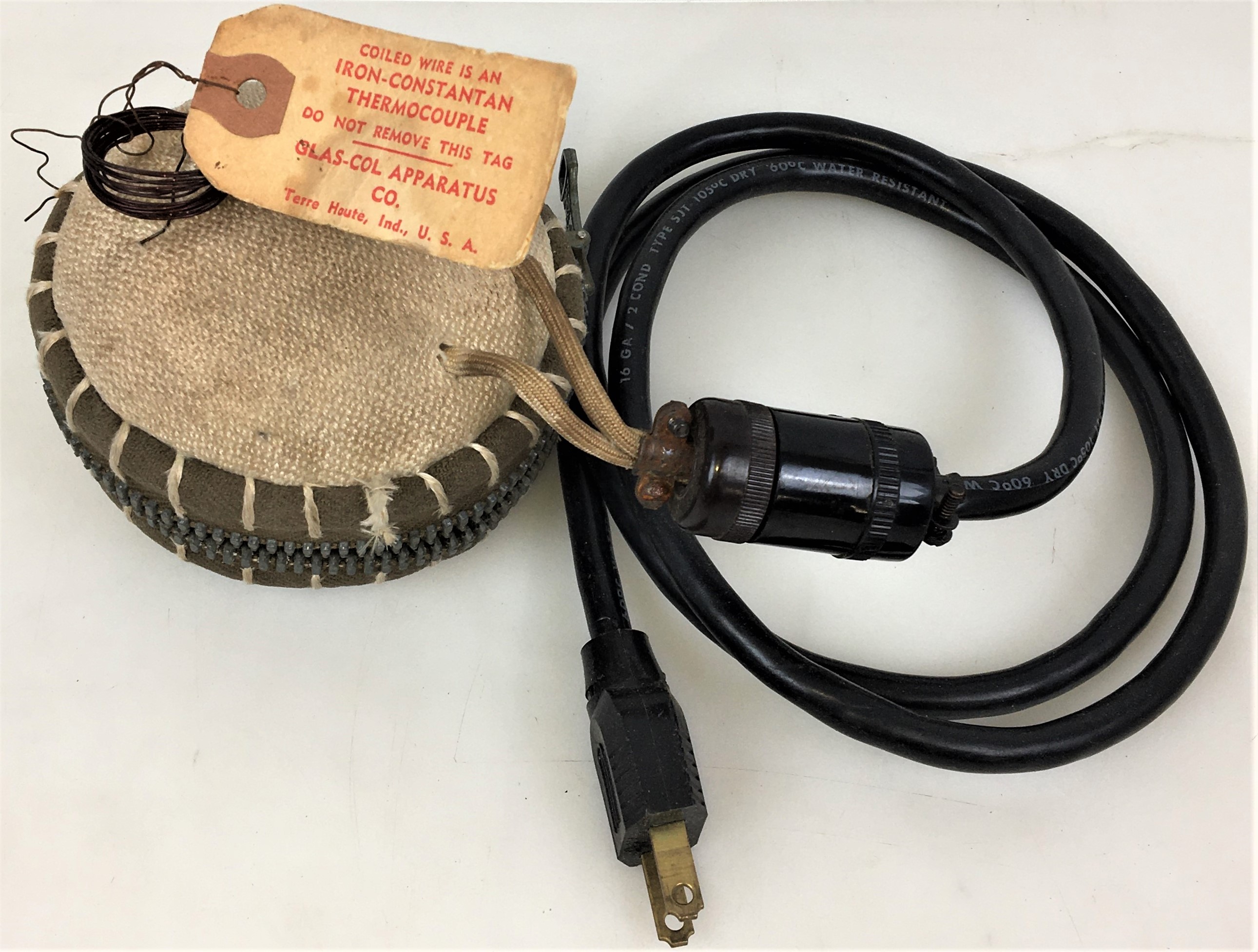 Used Glas-Col O394 Heating Mantle with Zipper Closure - 50mL