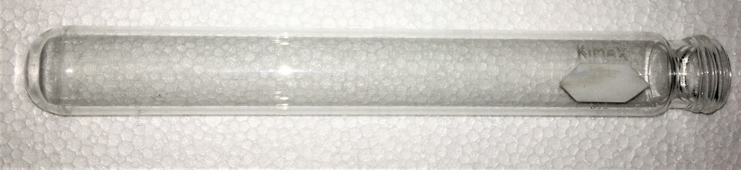 Used Corning PYREX 9826-25X/Kimble KIMAX 45066A-25200 Tube with Cap - 25mm x 200mm 