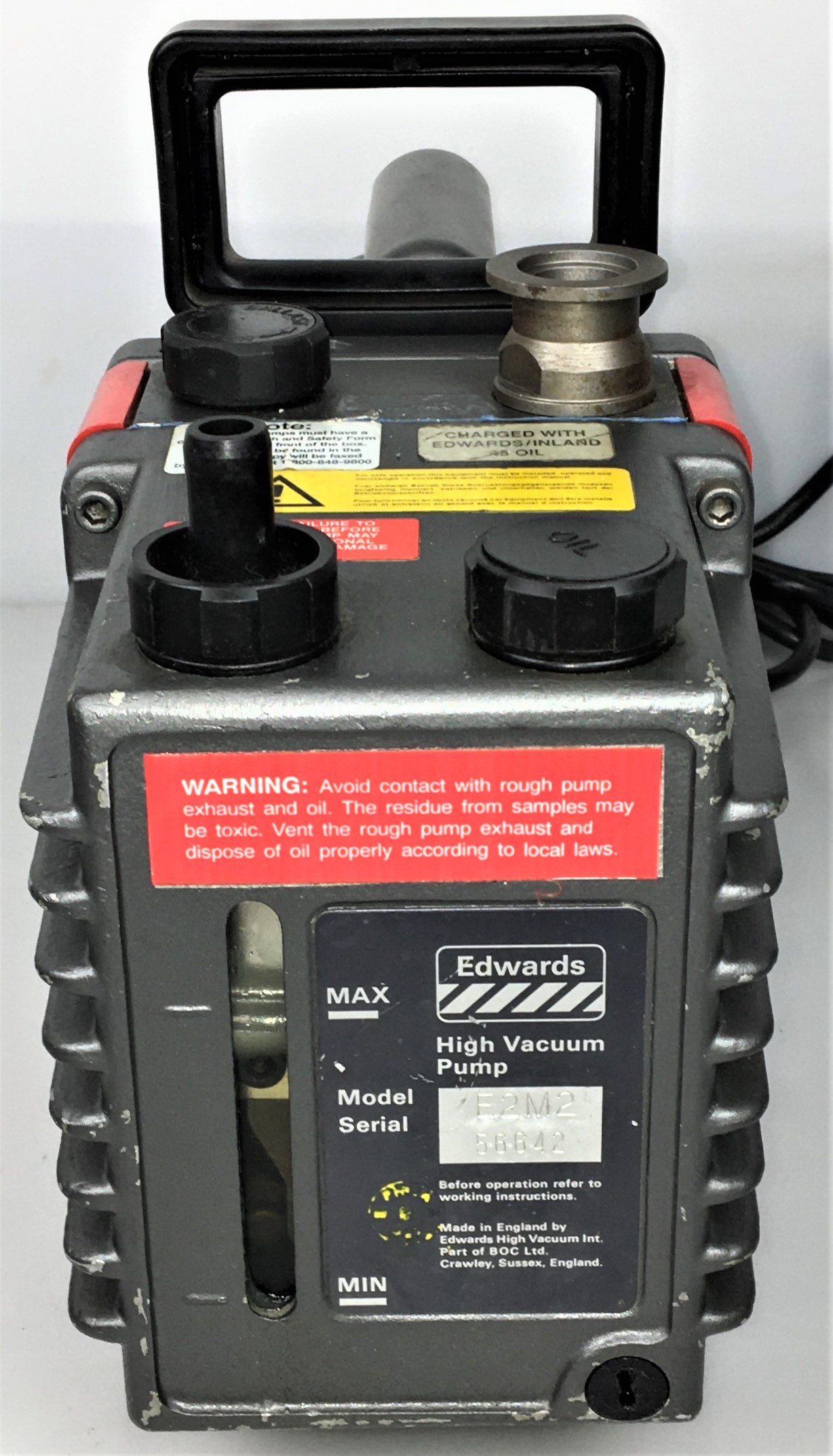 Used Edwards E2M2 Rotary Vacuum Pump - 2cfm 