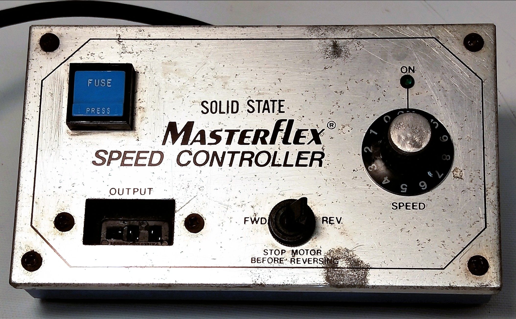 Used Cole-Parmer Masterflex 7553-20 Pump Drive with Masterflex Solid State Speed Controller (6-600rpm)