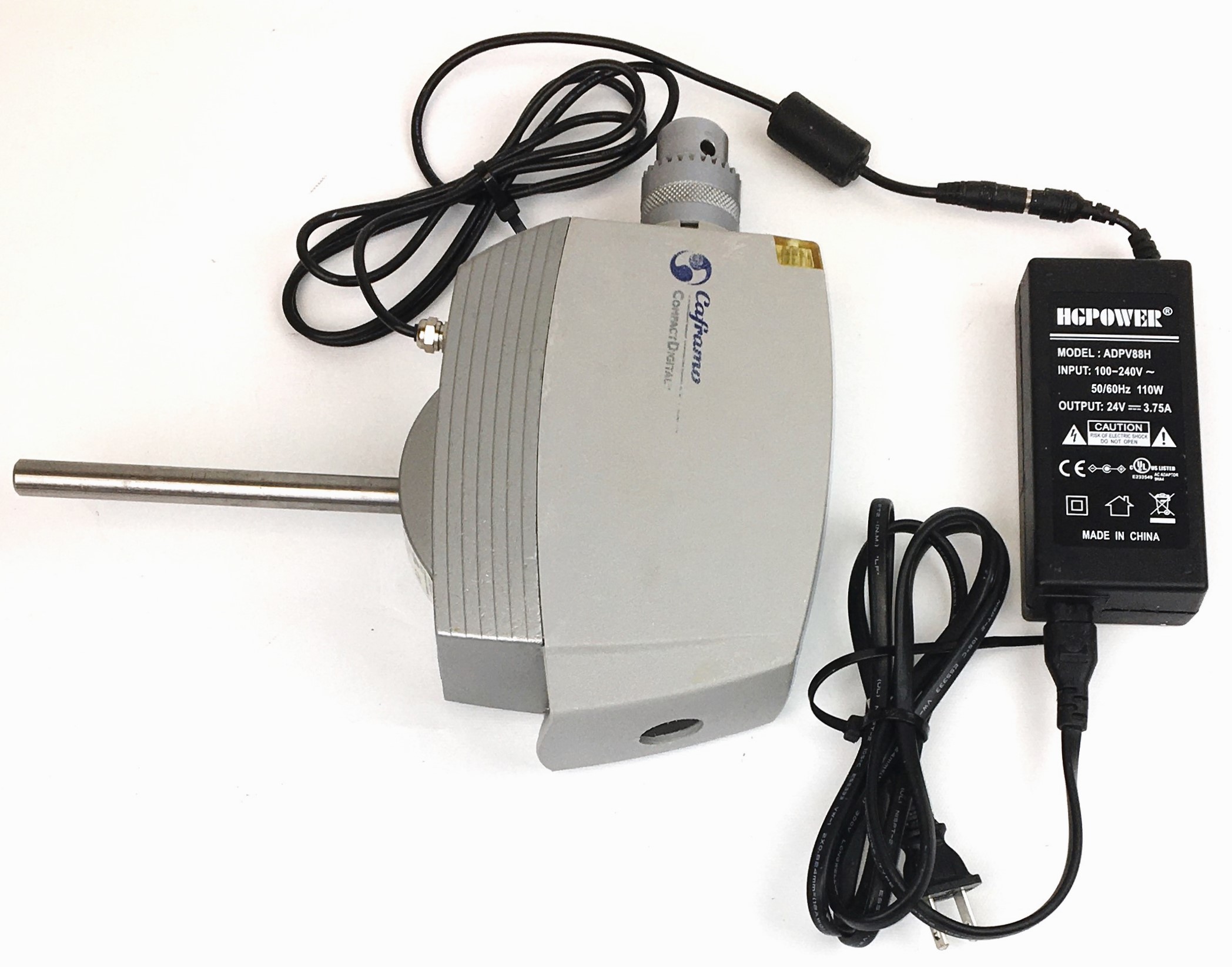 Used Caframo Compact Digital BDC2002 Overhead Stirrer with A166 Impeller