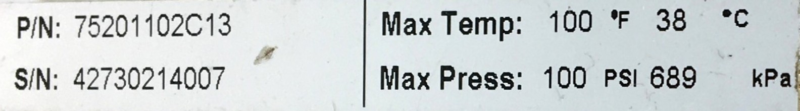 Used King 7520 Series Rotameter (50mm/2")