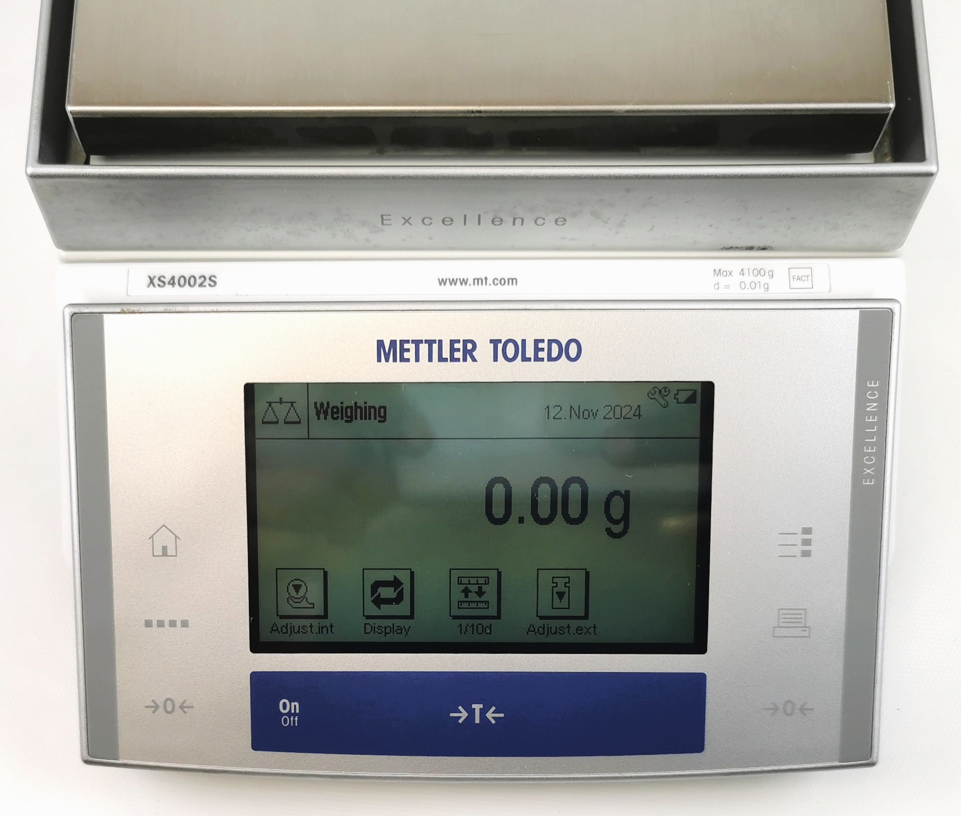 Used Mettler Toledo Excellence XS4002S FACT Top-Loading Balance (4100g x 0.01g)
