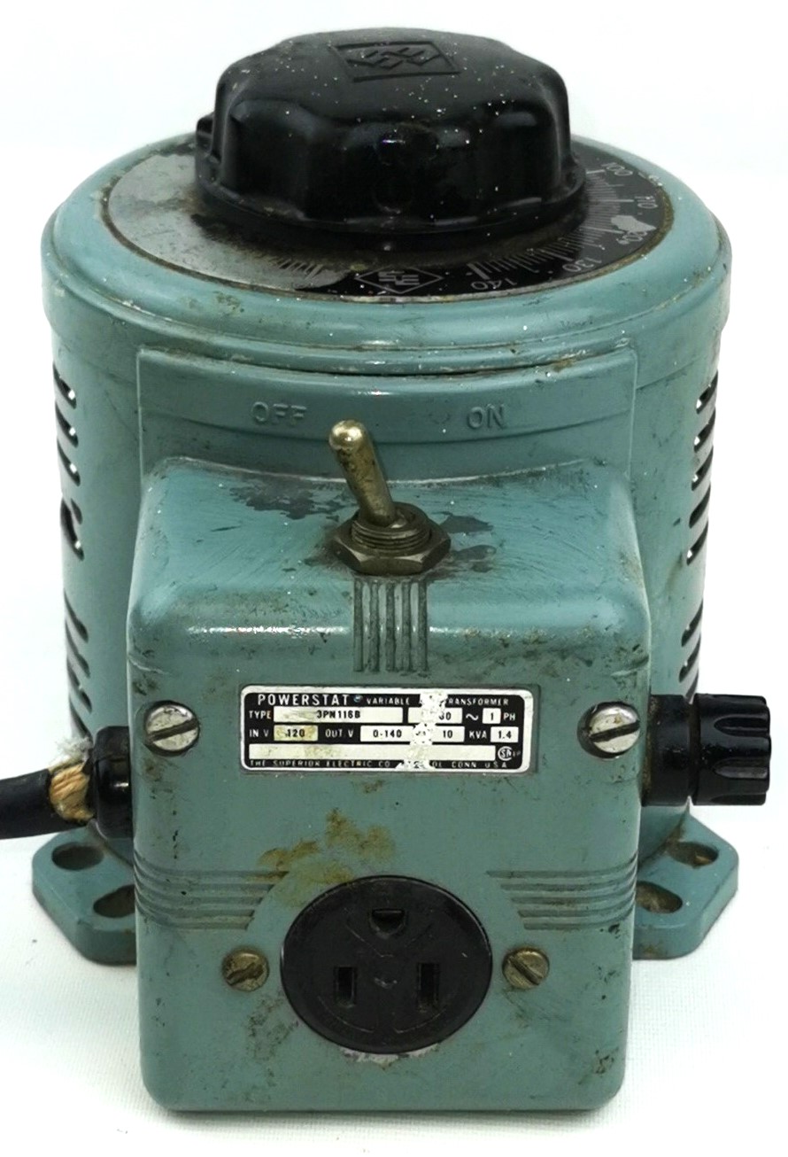 Used Superior Powerstat 3PN116B Variable Autotransformer