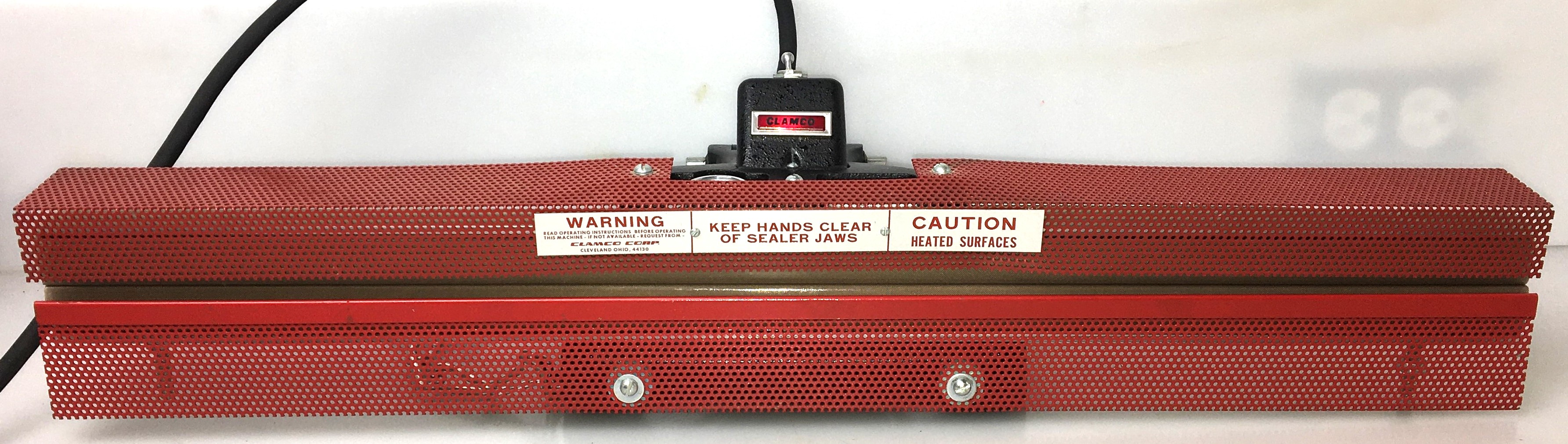 Used Clamco 254B Bench-Mounted Constant Heat Sealer