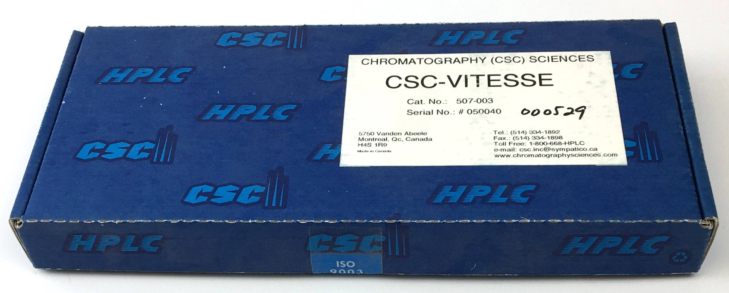 Used CSC-Vitesse 507-003 HPLC Guard Column (5 cm × 4.6 mm x 3µm)