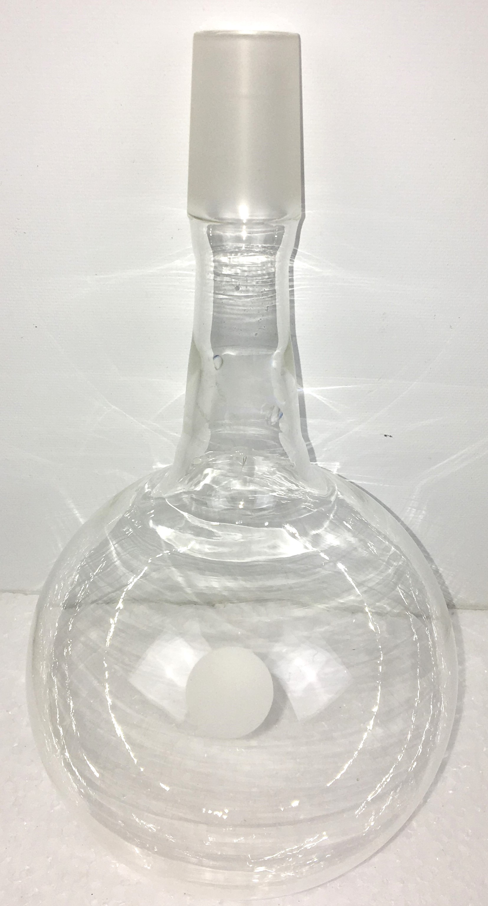 Used Corning PYREX (or Equivalent) 1000mL Round-Bottom Evaporating Flask with 24/40 Male Neck