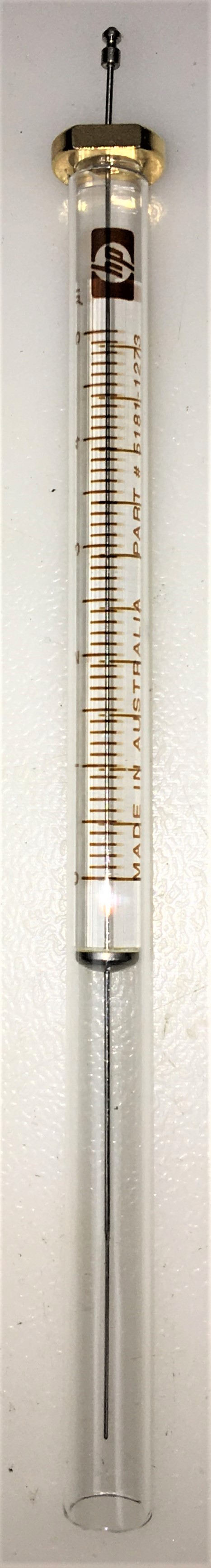 New Open Box Hewlett Packard 5181-1273 ALS Injection Syringe for HPLC and GC - 5μL