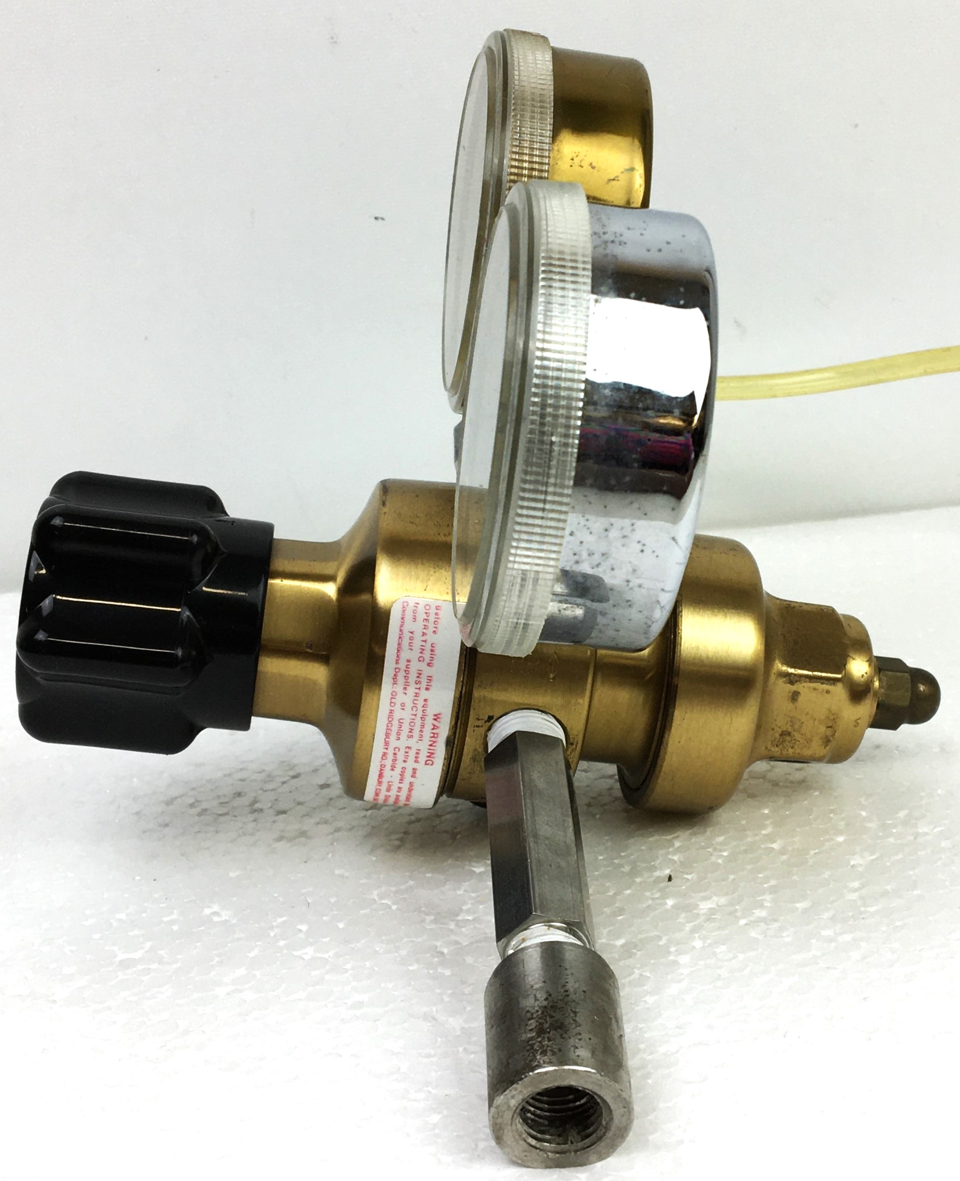 Used Linde Union Carbide Single Stage Regulator with Gauges