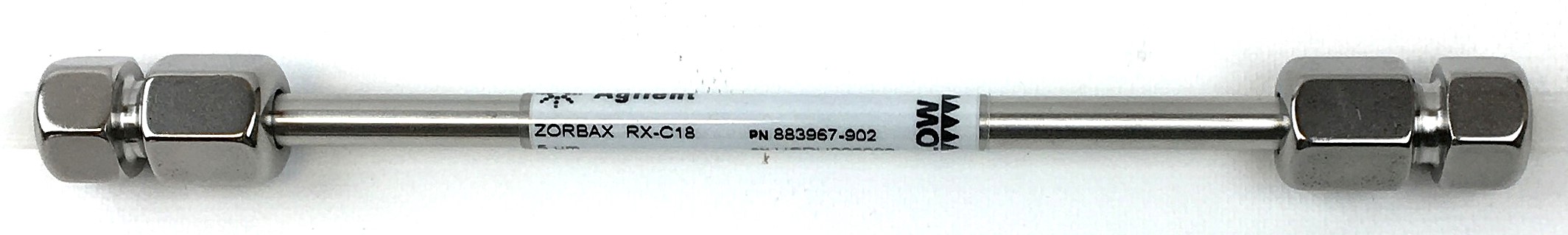 New Open Box Agilent Zorbax Rx-C18 HPLC Column (15 cm × 4.6 mm x 5µm)