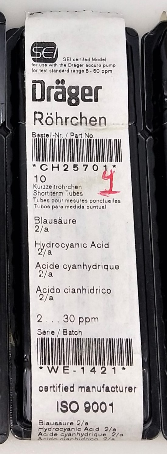 Used Drager Model 31 Multi-Gas Detector Pump with Assorted Tubes