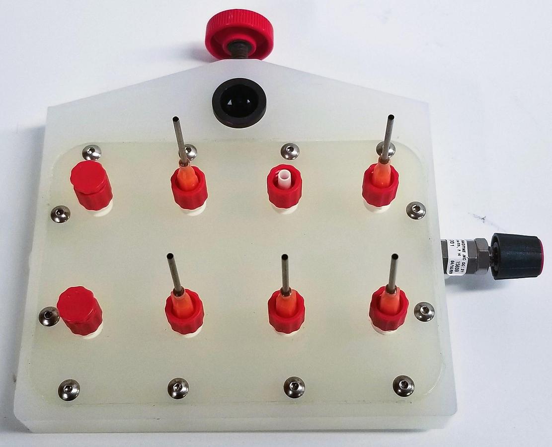 Used Glas-Col ZipVap 8-Position Polypro Manifold