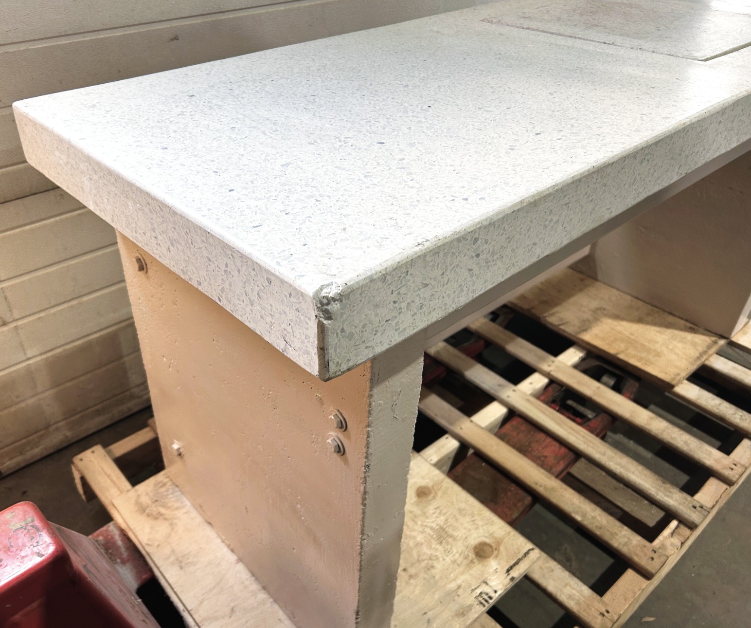 Used Marble Balance Table (60"W x 24"D x 28.5"H)