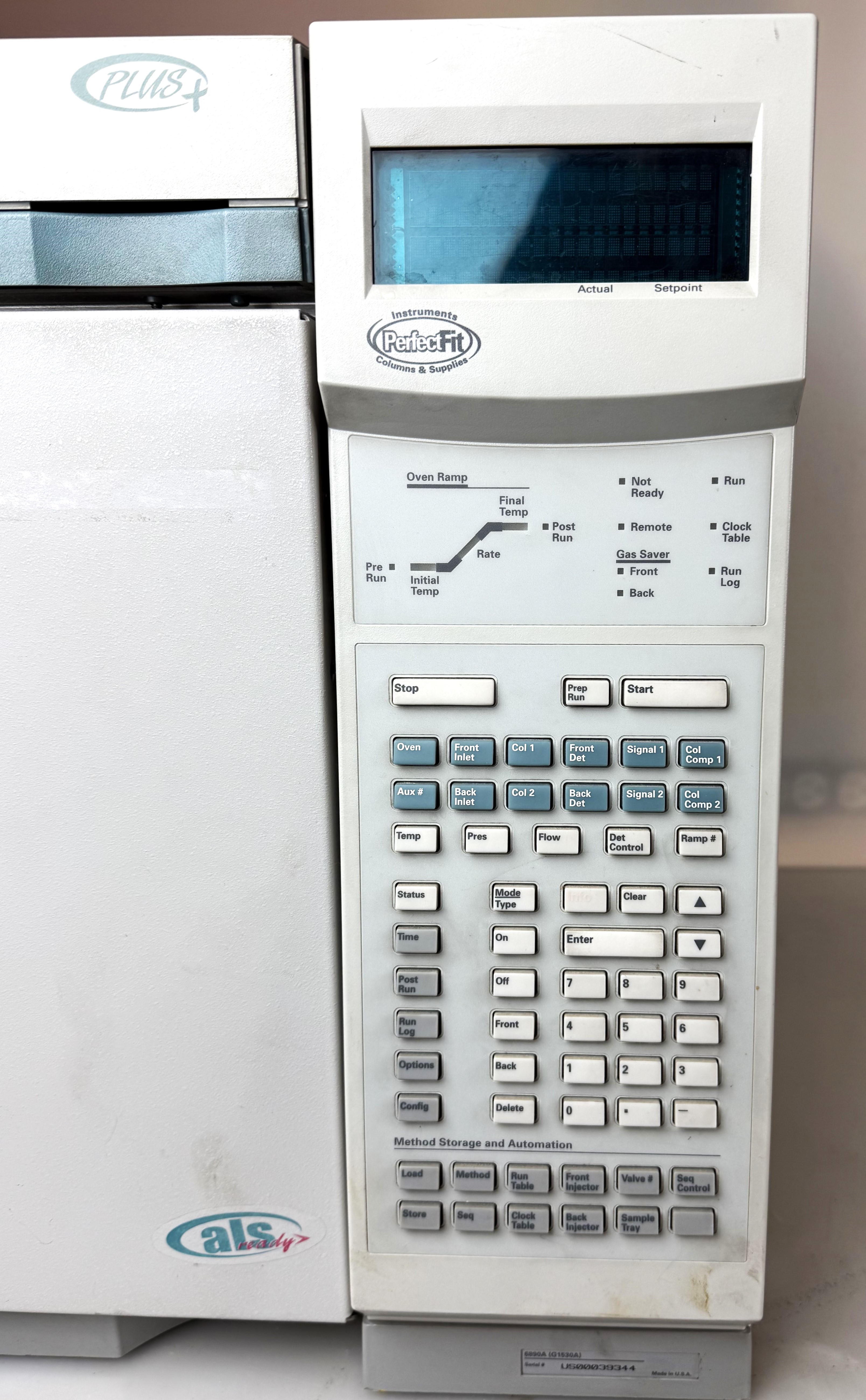 As is Agilent 6890A Plus (G1530A) Gas Chromatograph