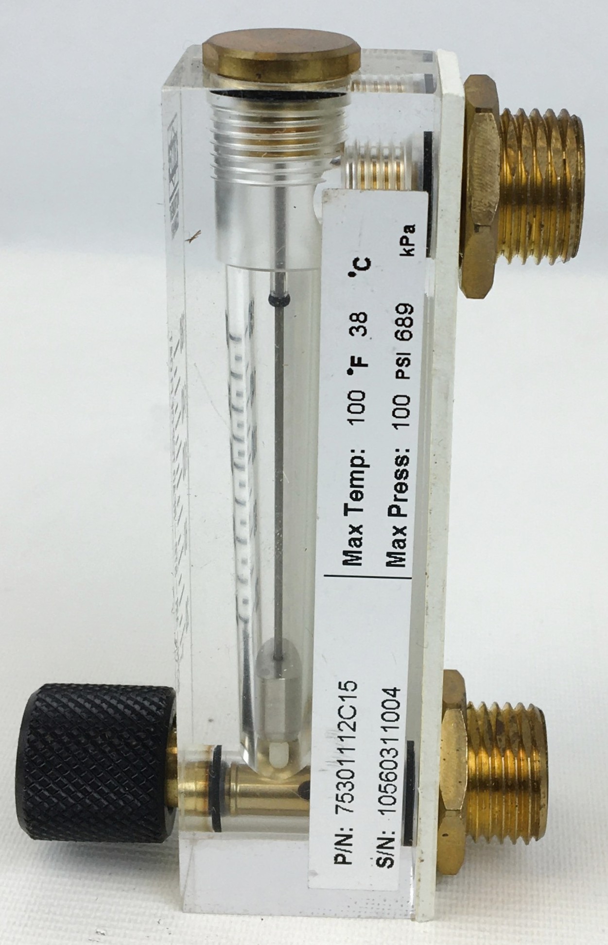 Used King 7530 Series Rotameter (50mm/2")
