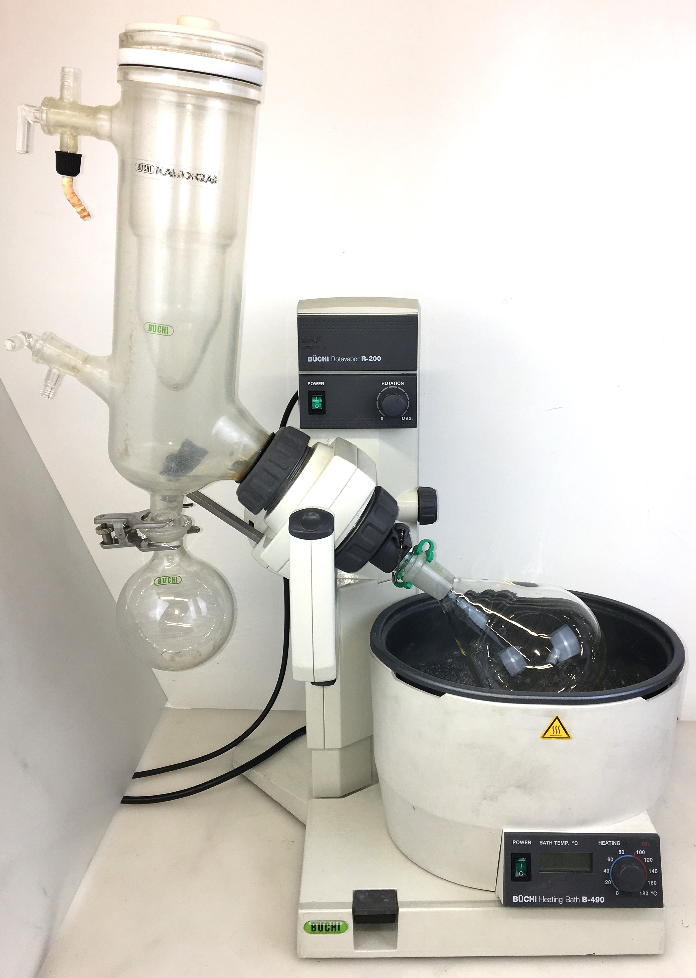 Used Buchi Rotavapor R-200 Rotary Evaporator System - COMPLETE