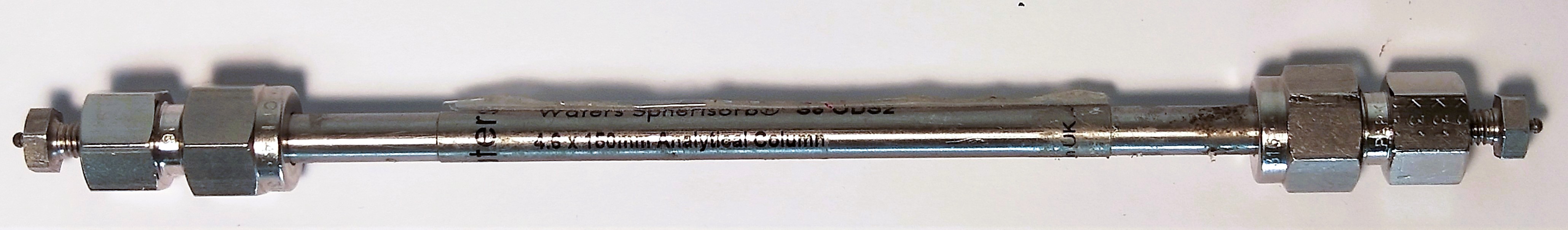 Used Waters Spherisorb S5 ODS2 HPLC Column (15 cm × 4.6 mm x 5µm)