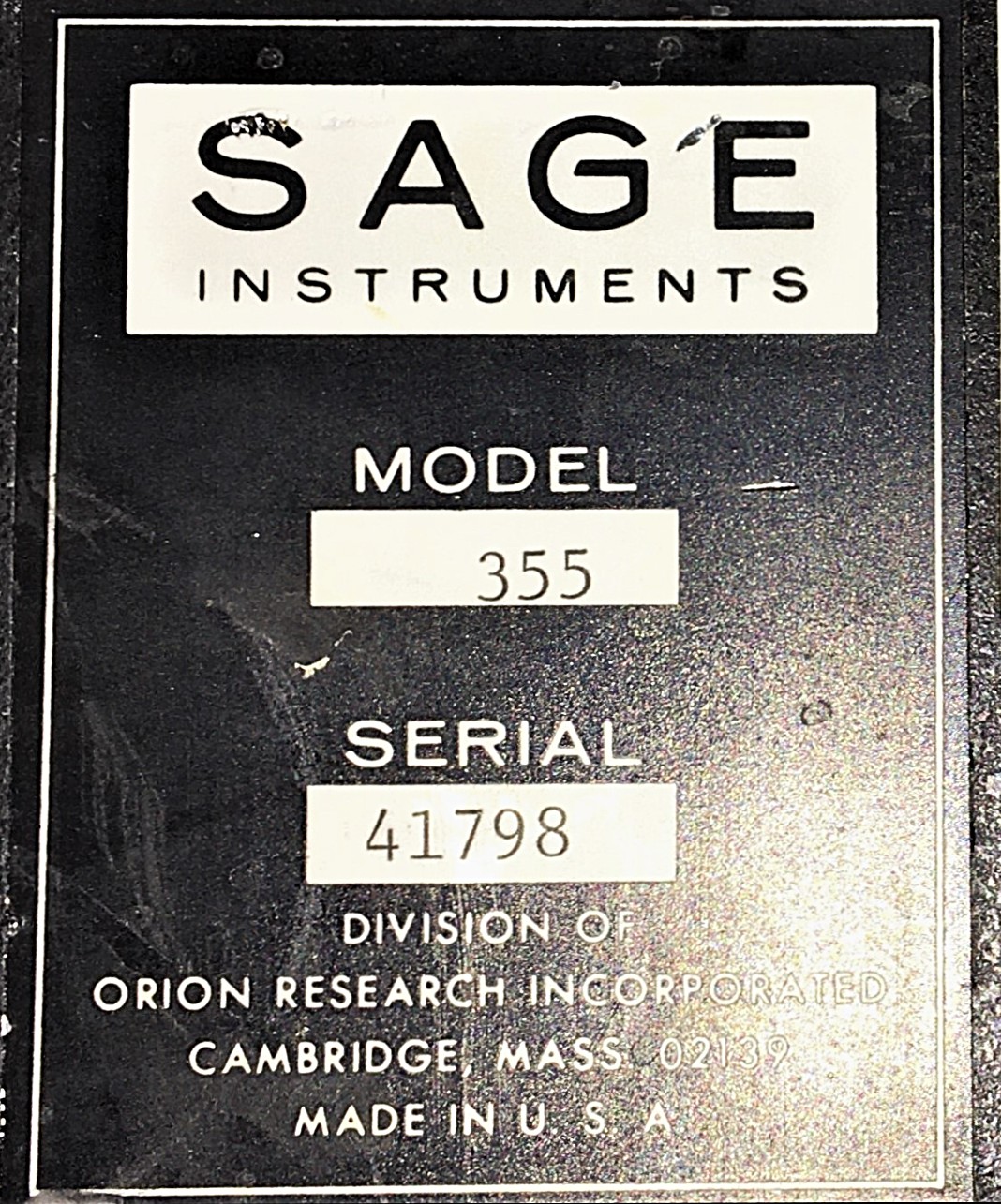 Used Sage 355 Syringe Pump