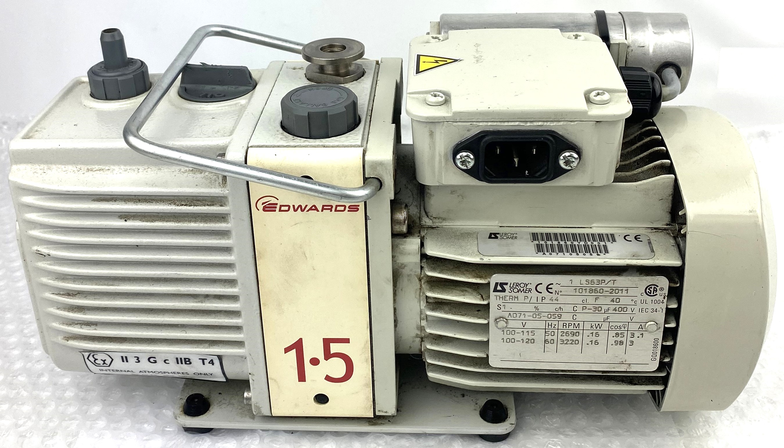 Used Edwards E2M1.5 (Agilent G1099-80023) Rotary Vacuum Pump (1.2cfm)
