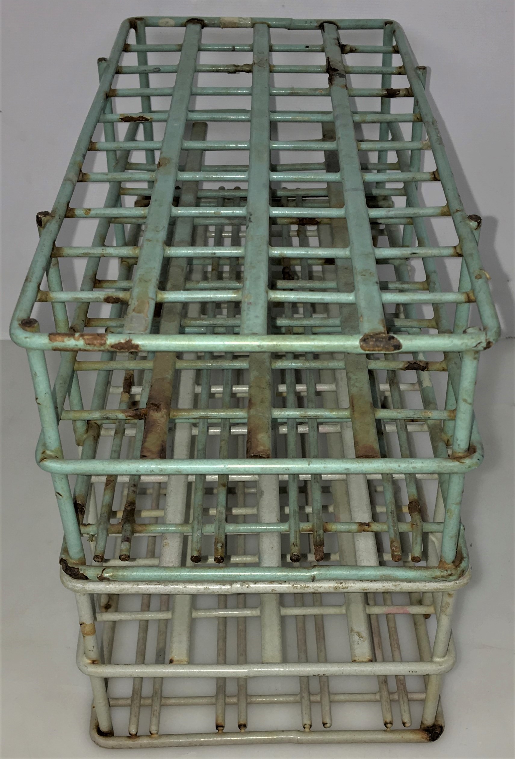 Used Epoxy Coated Wire Centrifuge Tube or Culture Tube Rack