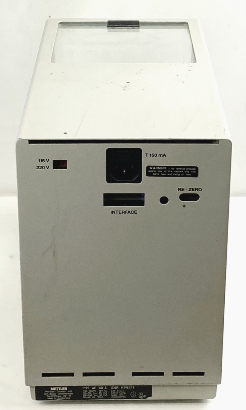 Used Mettler AE 100-S Analytical Balance (109g x 0.1mg)