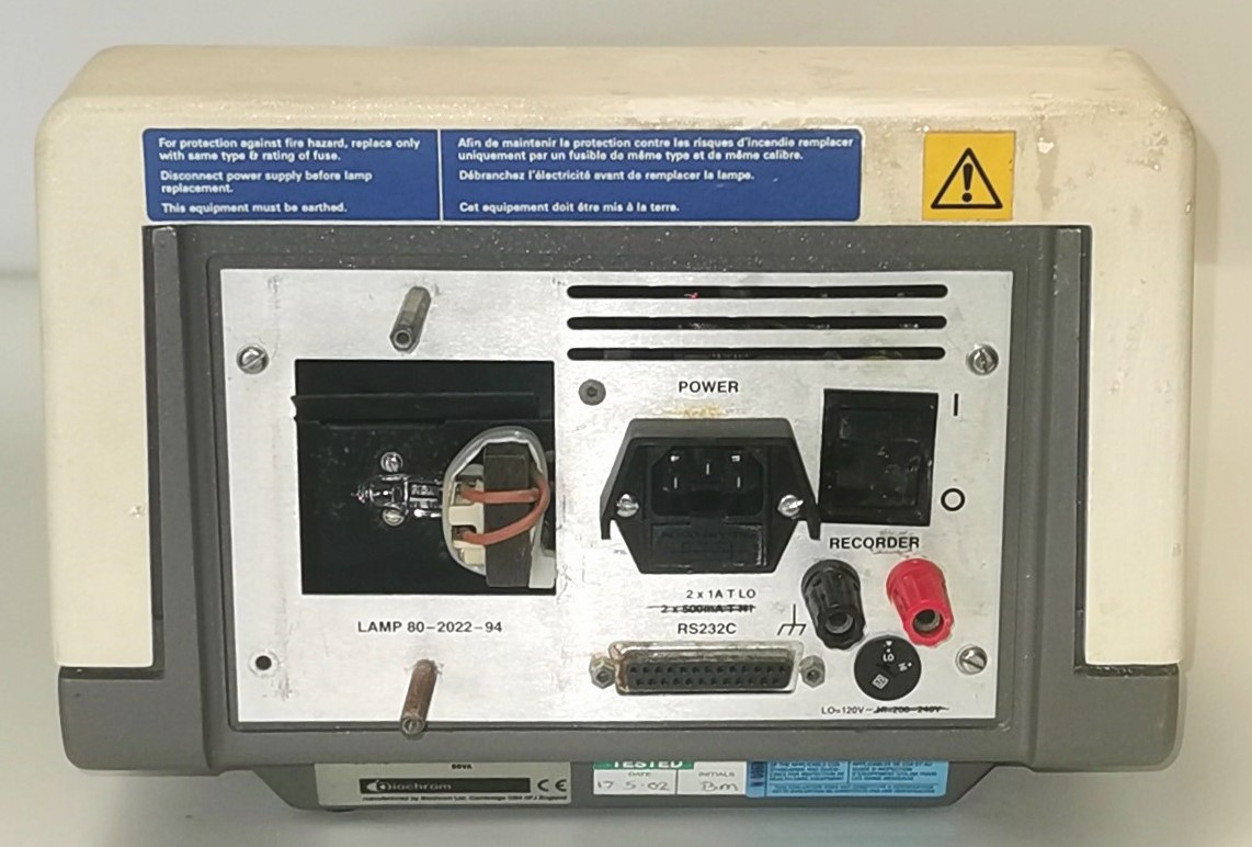 Used Biochrom Novaspec II Visible Spectrophotometer (325 to 900nm)