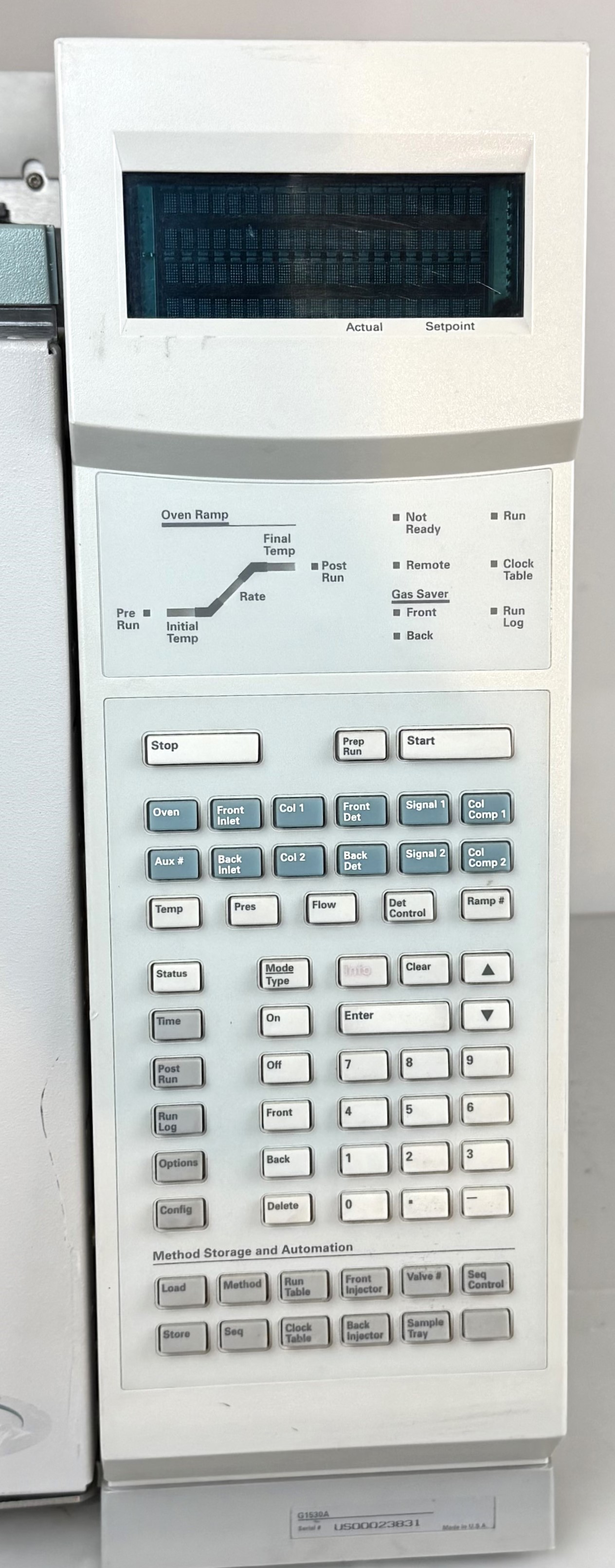 As is Agilent 6890 Series (G1530A) Gas Chromatograph