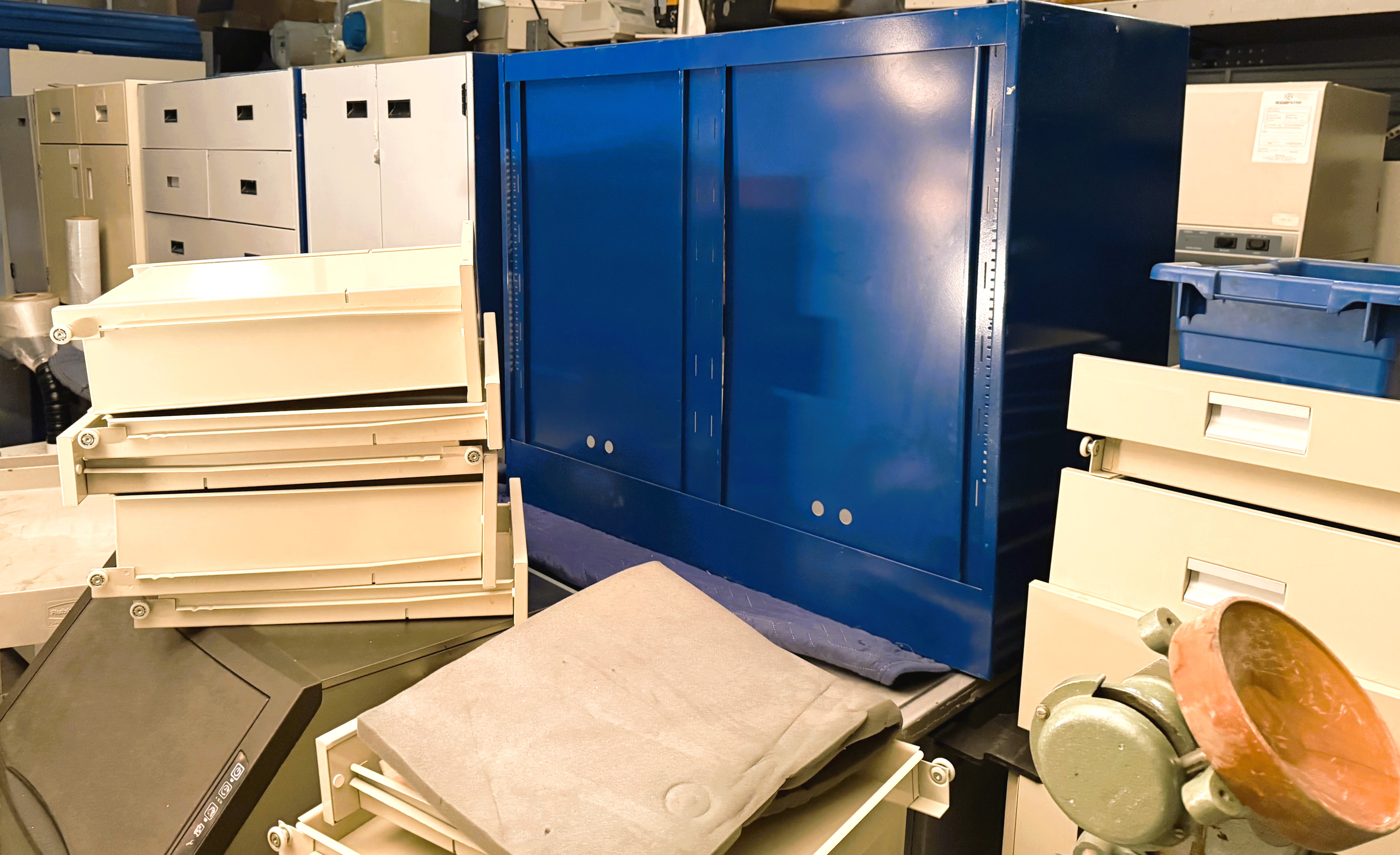 Used Metal Laboratory Cabinetry (Priced/Linear Ft)
