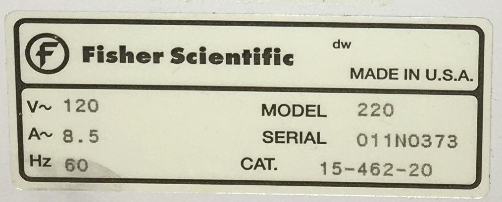 Used Fisher Isotemp 220 Digital Water Bath (20L)